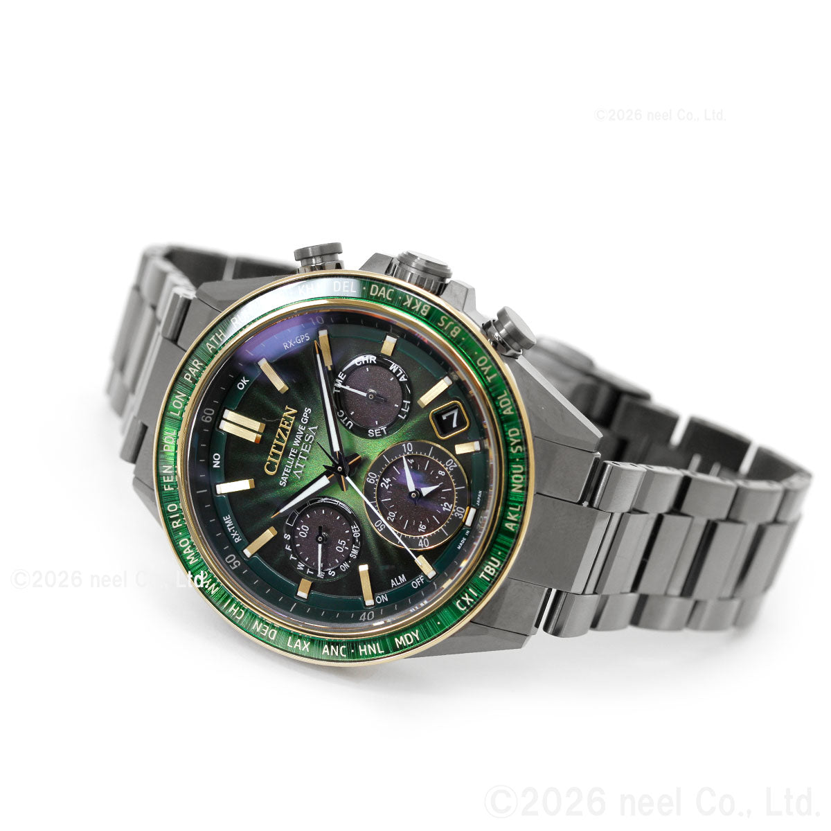 シチズン アテッサ CITIZEN ATTESA エコドライブ GPS衛星電波時計 Eco-Drive 50周年限定 腕時計 CC4084-83Z ダブルダイレクトフライト ACT Line【2026 新作】