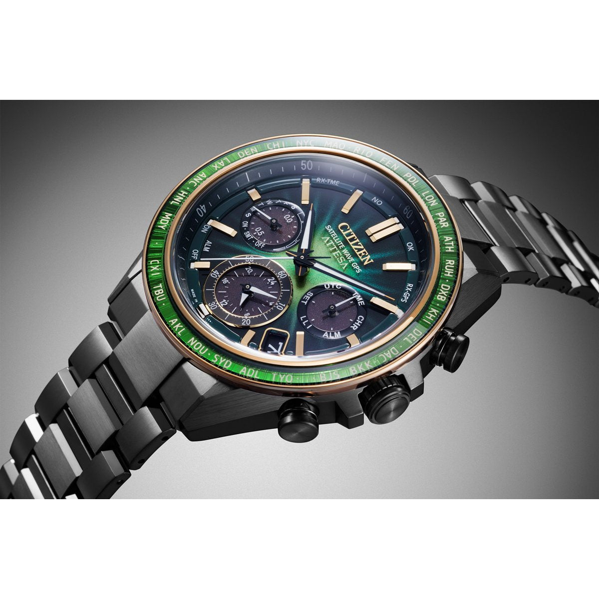 シチズン アテッサ CITIZEN ATTESA エコドライブ GPS衛星電波時計 Eco-Drive 50周年限定 腕時計 CC4084-83Z ダブルダイレクトフライト ACT Line【2026 新作】
