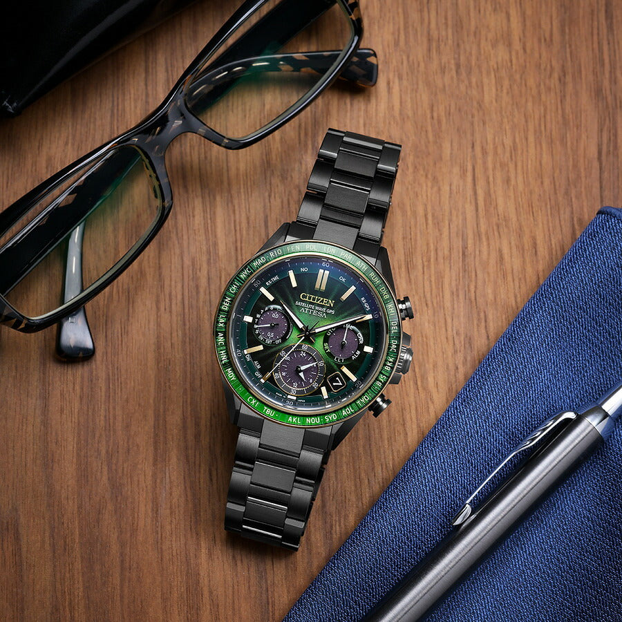 シチズン アテッサ CITIZEN ATTESA エコドライブ GPS衛星電波時計 Eco-Drive 50周年限定 腕時計 CC4084-83Z ダブルダイレクトフライト ACT Line【2026 新作】