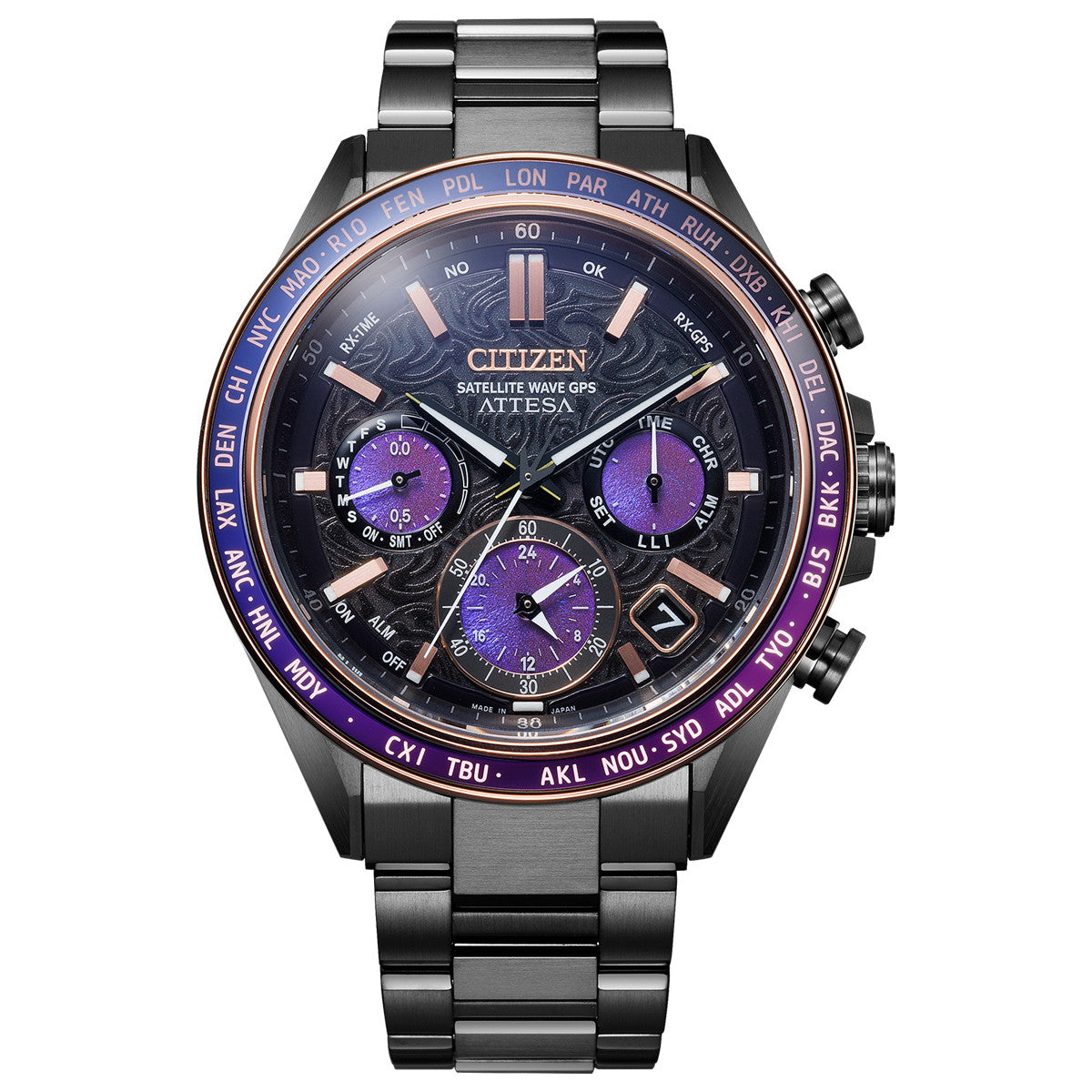 シチズン アテッサ CITIZEN ATTESA エコドライブ GPS衛星電波時計 Eco-Drive 50周年限定 腕時計 CC4085-81Z ダブルダイレクトフライト ACT Line【2026 新作】