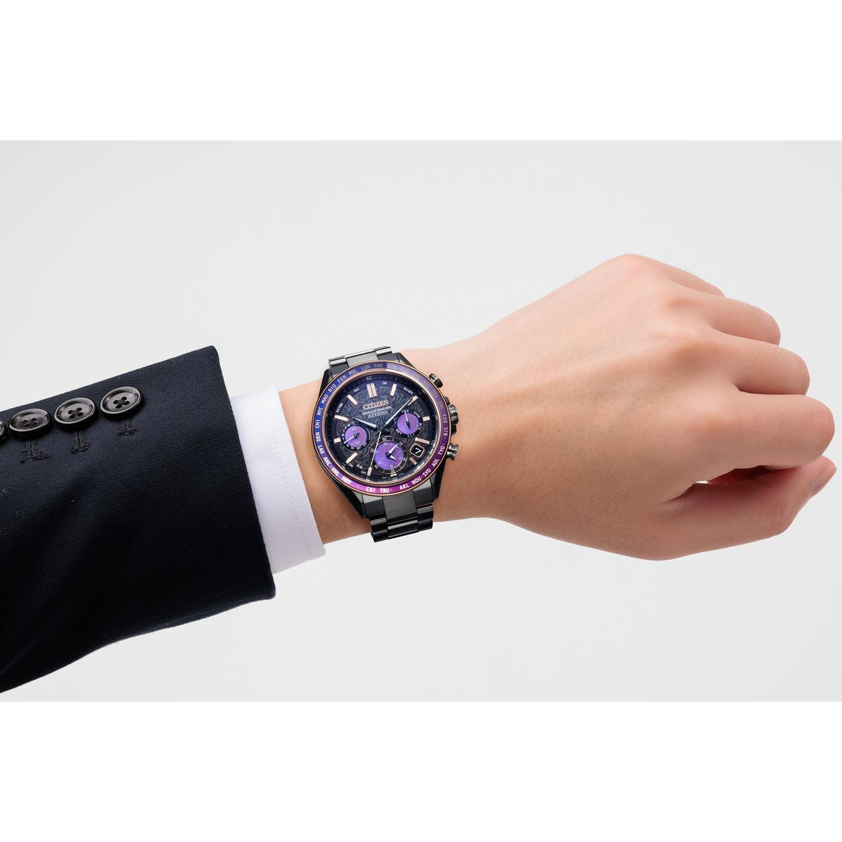 シチズン アテッサ CITIZEN ATTESA エコドライブ GPS衛星電波時計 Eco-Drive 50周年限定 腕時計 CC4085-81Z ダブルダイレクトフライト ACT Line【2026 新作】