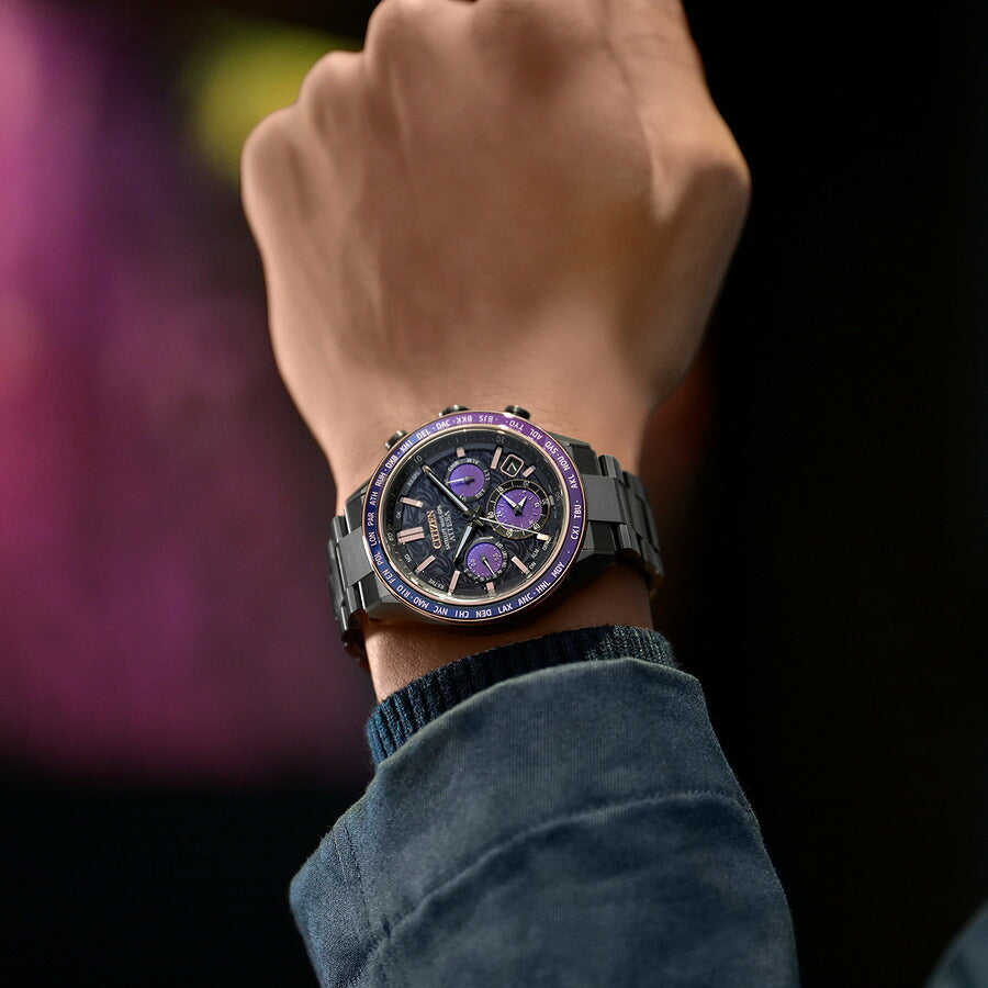 シチズン アテッサ CITIZEN ATTESA エコドライブ GPS衛星電波時計 Eco-Drive 50周年限定 腕時計 CC4085-81Z ダブルダイレクトフライト ACT Line【2026 新作】