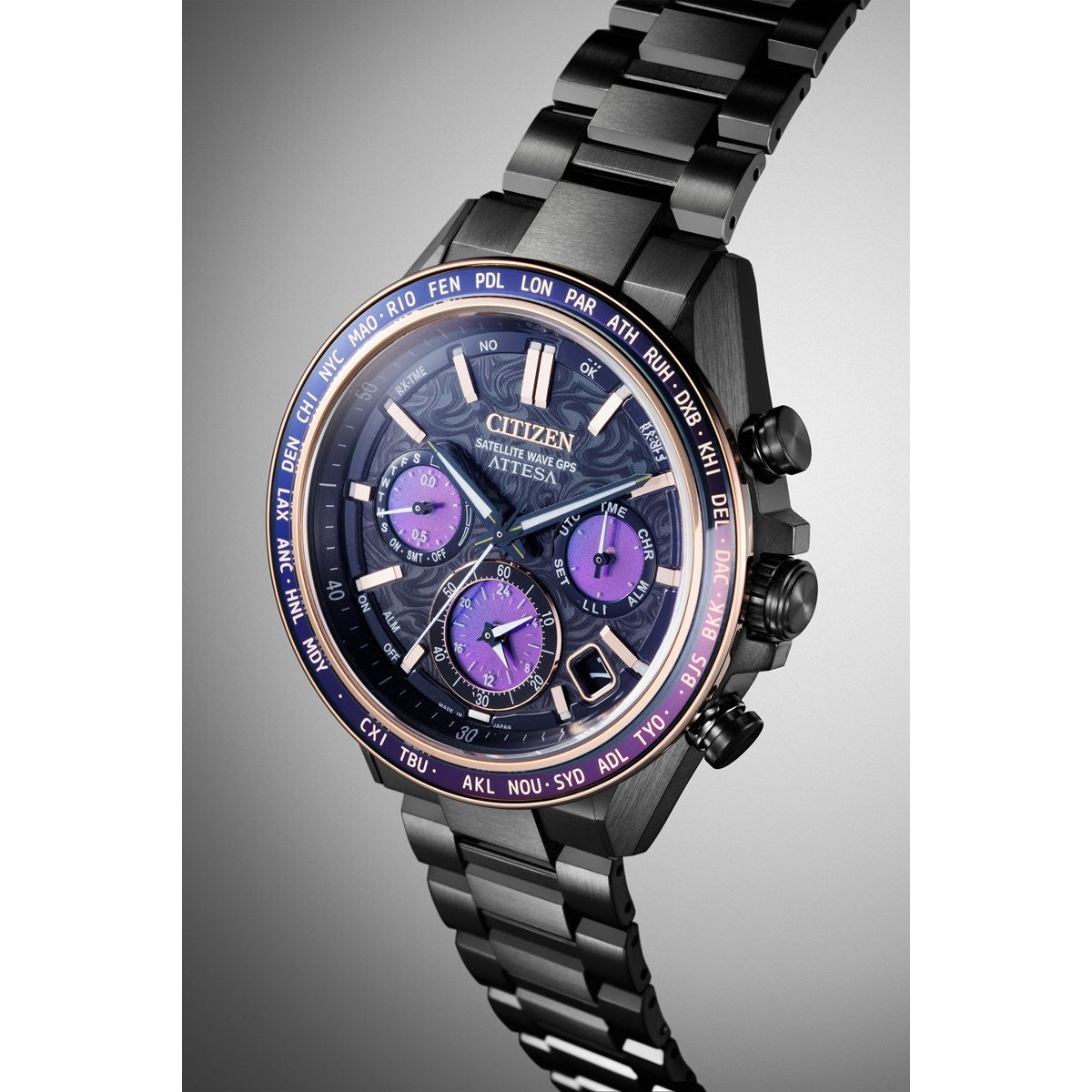 シチズン アテッサ CITIZEN ATTESA エコドライブ GPS衛星電波時計 Eco-Drive 50周年限定 腕時計 CC4085-81Z ダブルダイレクトフライト ACT Line【2026 新作】