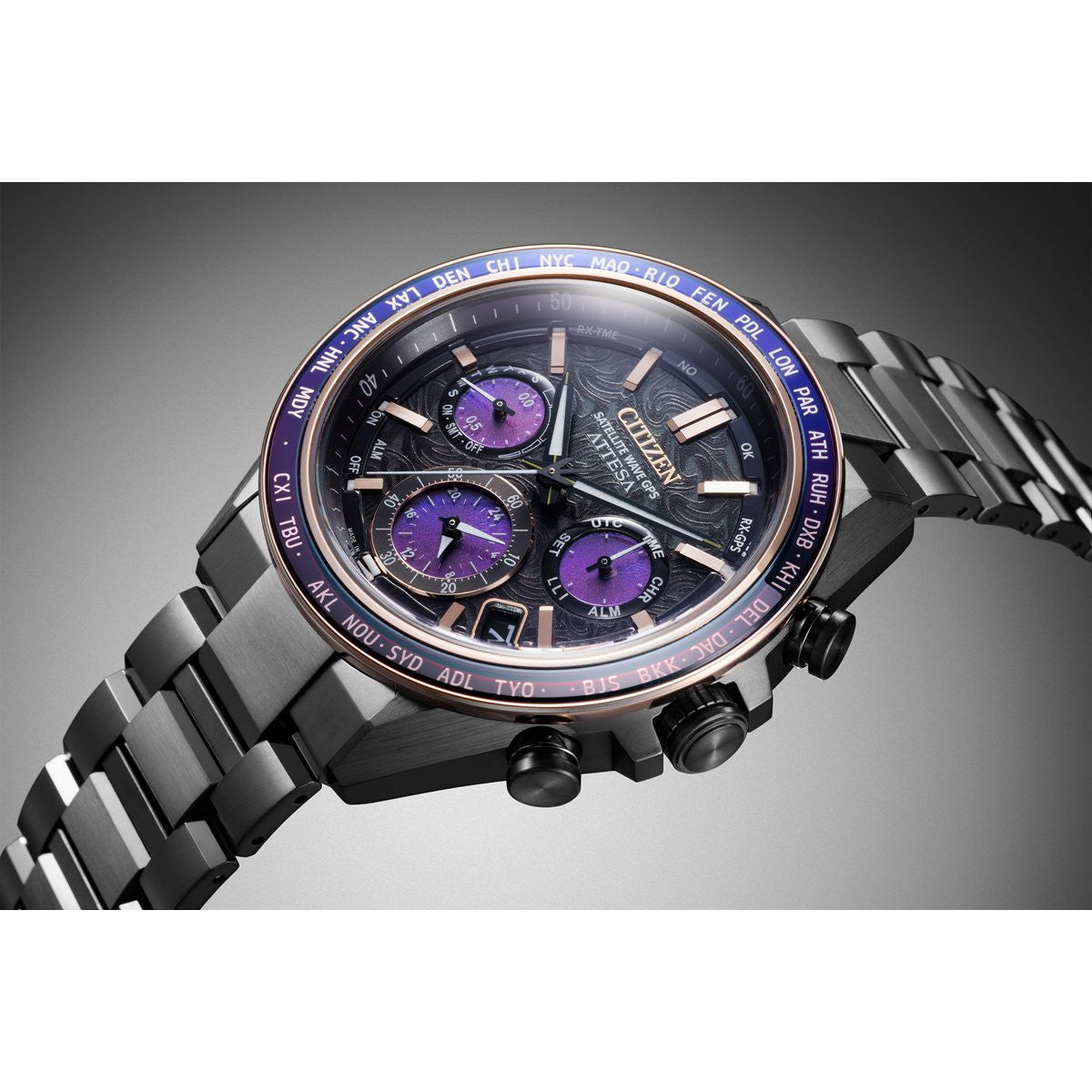 シチズン アテッサ CITIZEN ATTESA エコドライブ GPS衛星電波時計 Eco-Drive 50周年限定 腕時計 CC4085-81Z ダブルダイレクトフライト ACT Line【2026 新作】