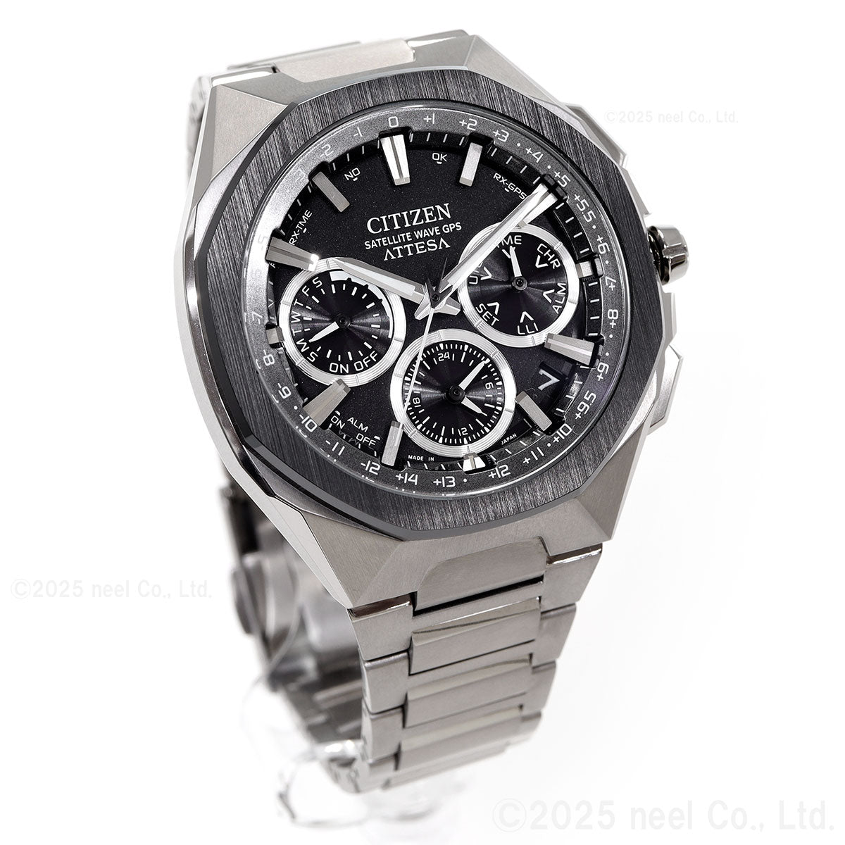 シチズン アテッサ CITIZEN ATTESA エコドライブ GPS衛星電波時計 腕時計 メンズ CC4104-53E ダブルダイレクトフライト ACT Line【2025 新作】