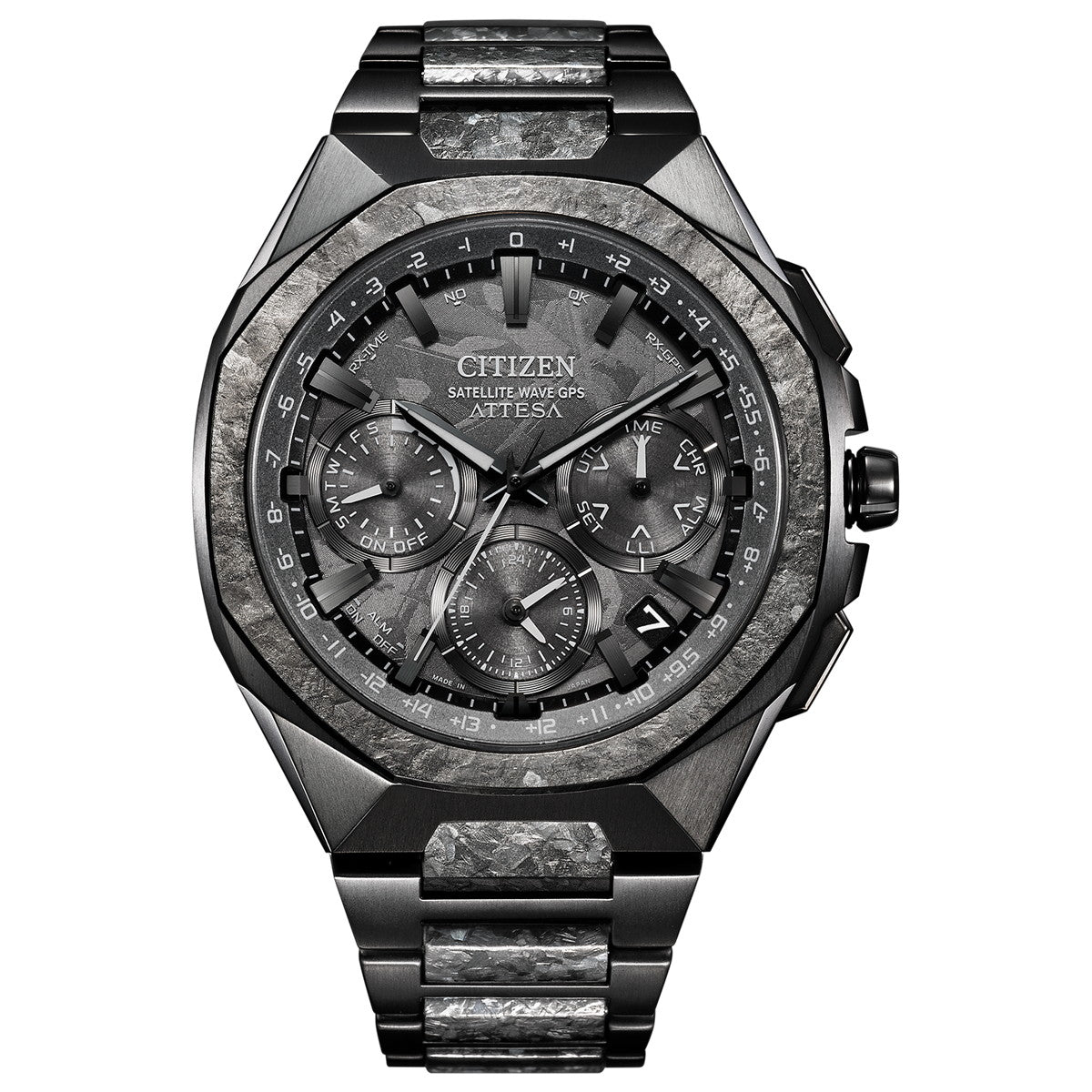 シチズン アテッサ CITIZEN ATTESA エコドライブ GPS衛星電波時計 限定 CC4107-80H ダブルダイレクトフライト ACT Line Black Titanium Series【2026 新作】