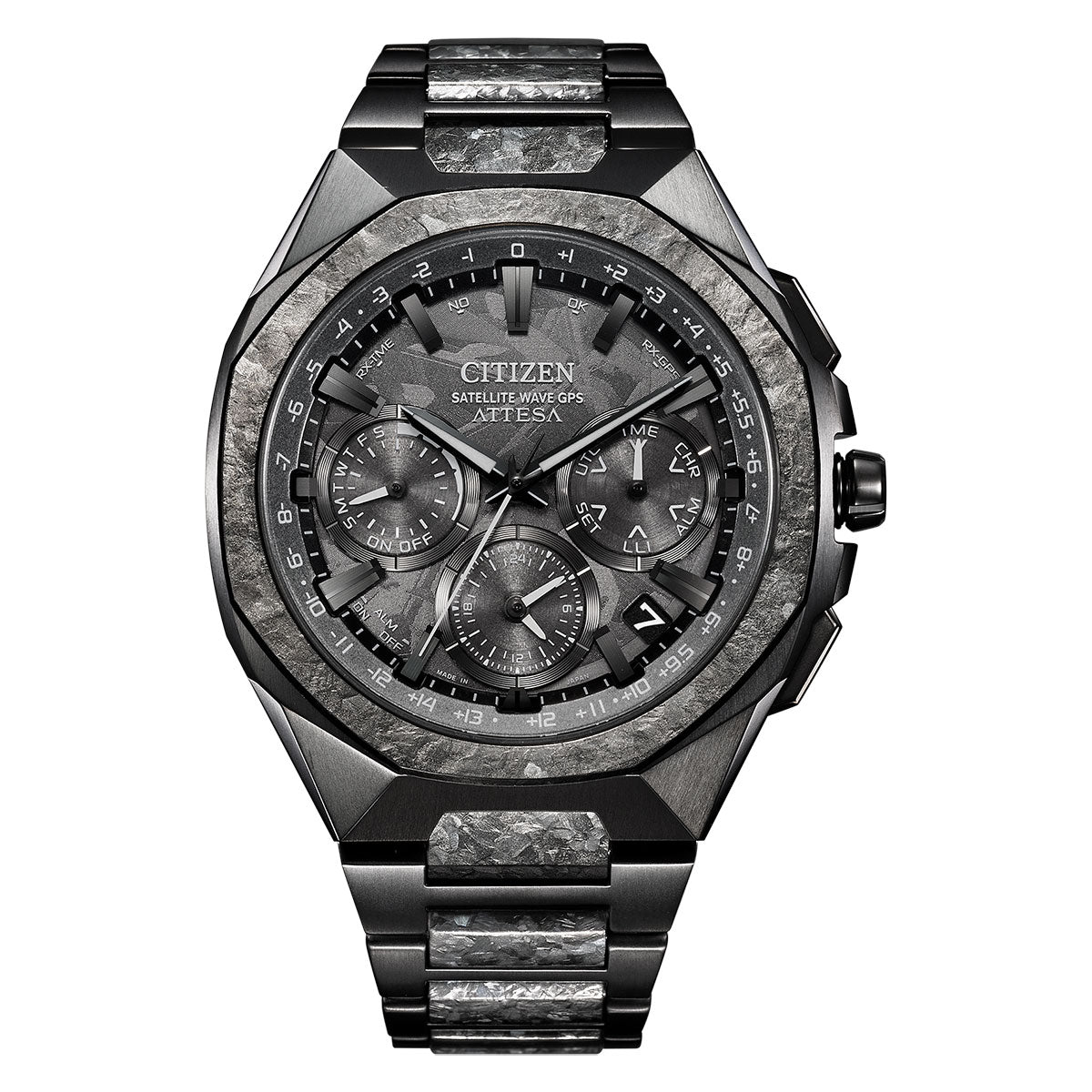 シチズン アテッサ CITIZEN ATTESA エコドライブ GPS衛星電波時計 限定 CC4107-80H ダブルダイレクトフライト ACT Line Black Titanium Series【2026 新作】