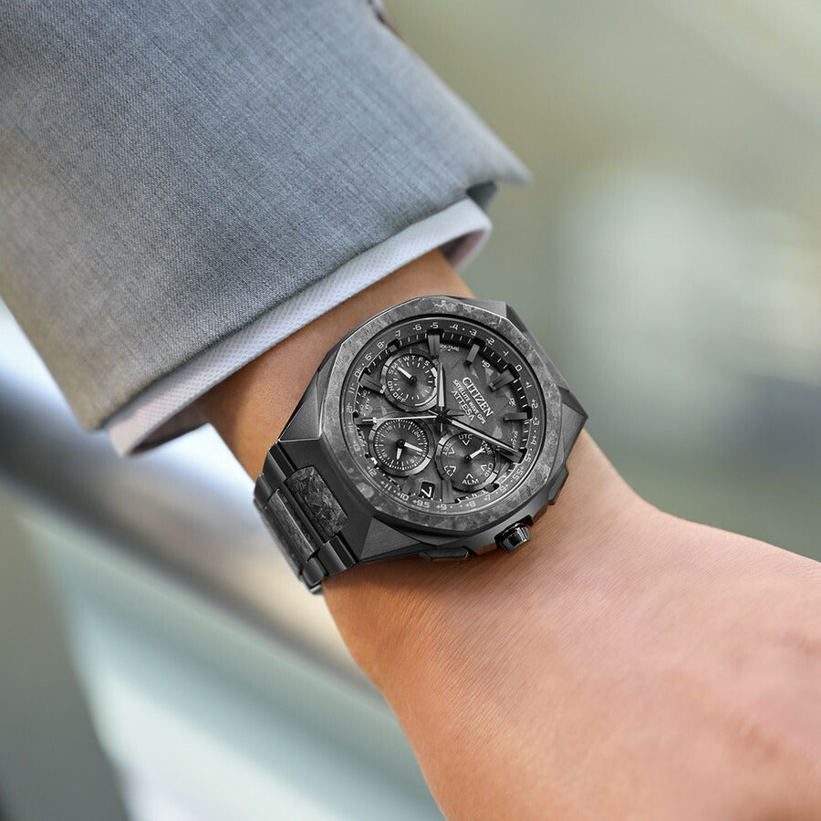 シチズン アテッサ CITIZEN ATTESA エコドライブ GPS衛星電波時計 限定 CC4107-80H ダブルダイレクトフライト ACT Line Black Titanium Series【2026 新作】