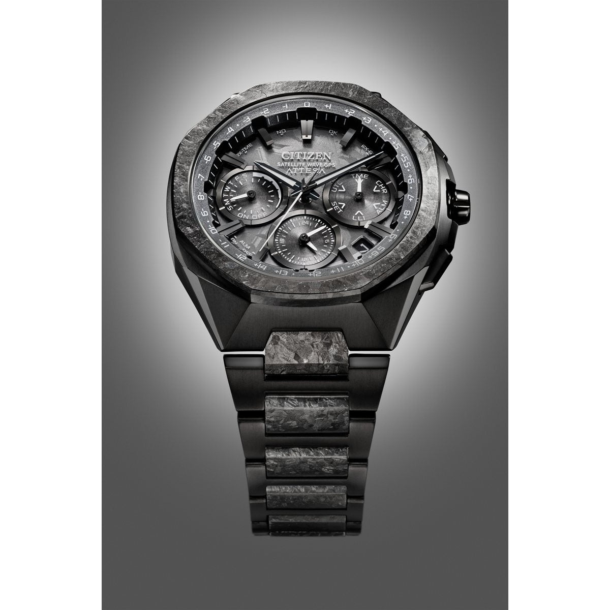 シチズン アテッサ CITIZEN ATTESA エコドライブ GPS衛星電波時計 限定 CC4107-80H ダブルダイレクトフライト ACT Line Black Titanium Series【2026 新作】