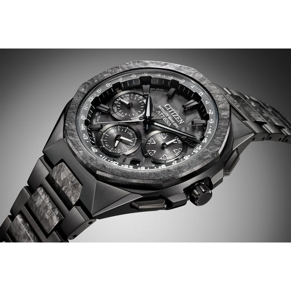 シチズン アテッサ CITIZEN ATTESA エコドライブ GPS衛星電波時計 限定 CC4107-80H ダブルダイレクトフライト ACT Line Black Titanium Series【2026 新作】