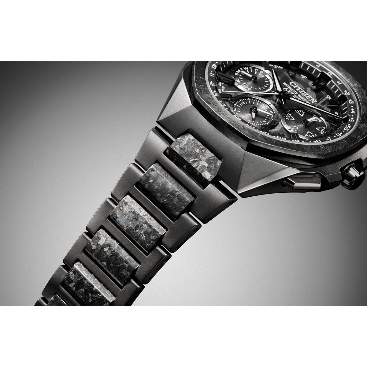 シチズン アテッサ CITIZEN ATTESA エコドライブ GPS衛星電波時計 限定 CC4107-80H ダブルダイレクトフライト ACT Line Black Titanium Series【2026 新作】