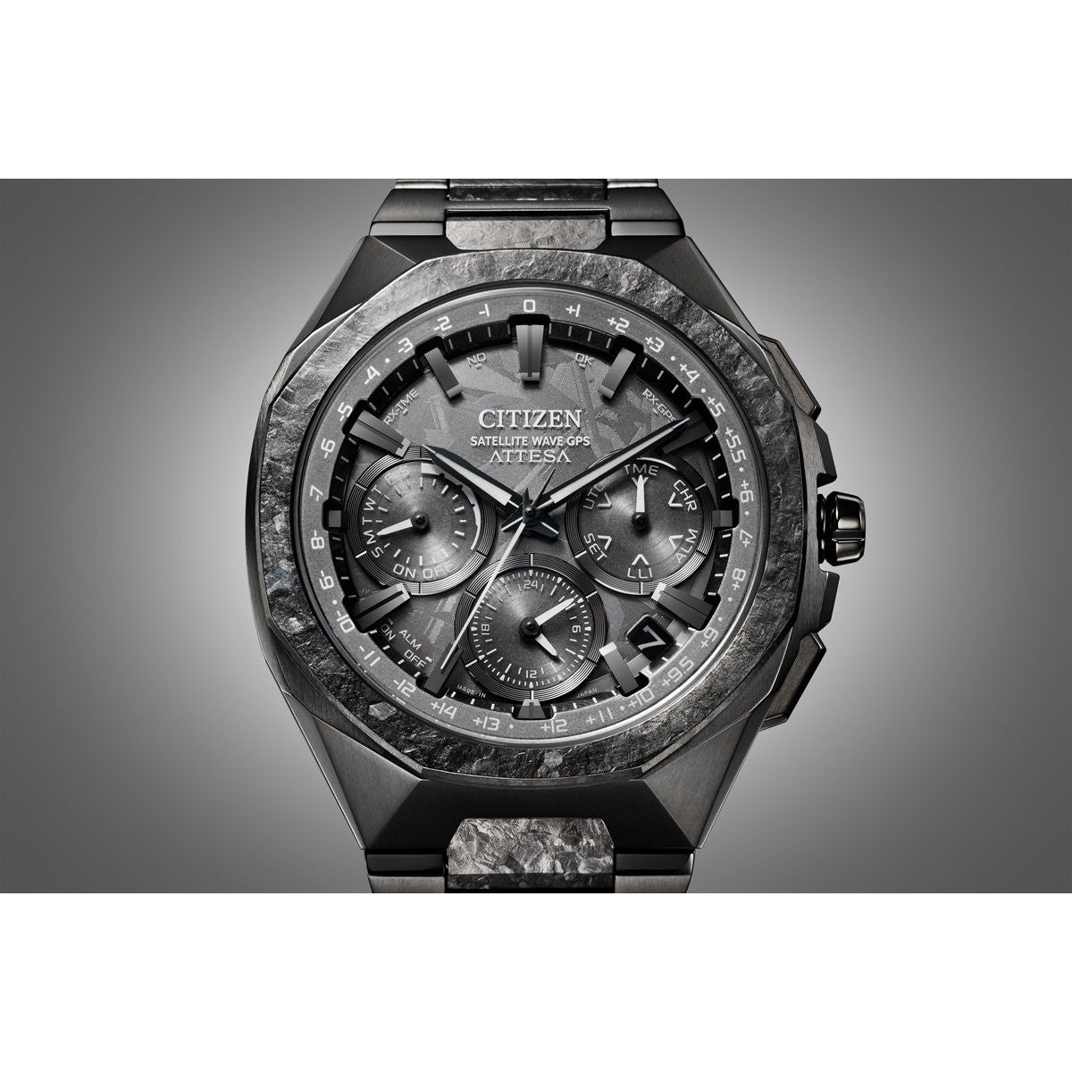 シチズン アテッサ CITIZEN ATTESA エコドライブ GPS衛星電波時計 限定 CC4107-80H ダブルダイレクトフライト ACT Line Black Titanium Series【2026 新作】