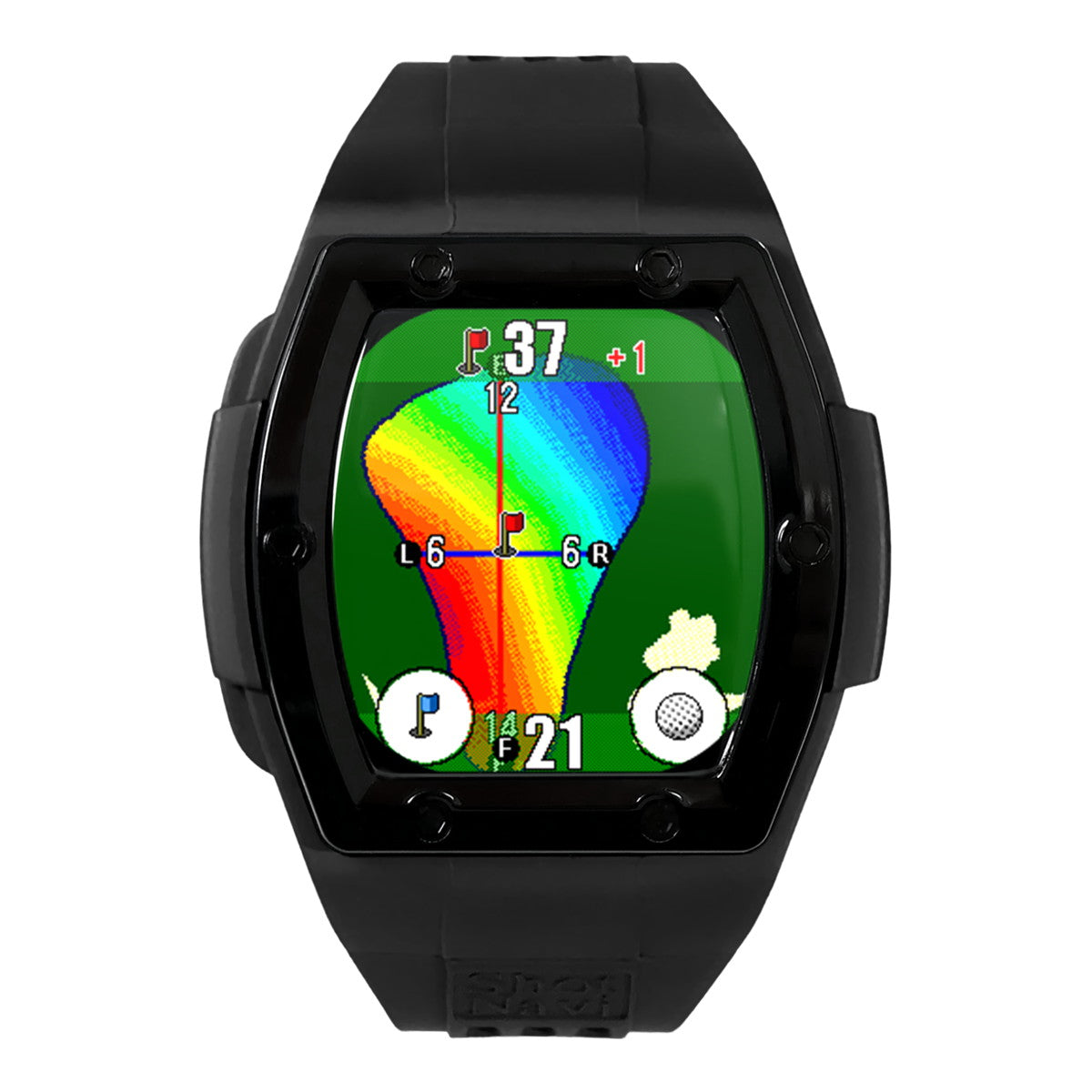ショットナビ Shot Navi Crest G II クレスト G2 腕時計型 タッチパネル GPS ゴルフナビ 距離測定器 距離計測器 ブラック【2026 新作】