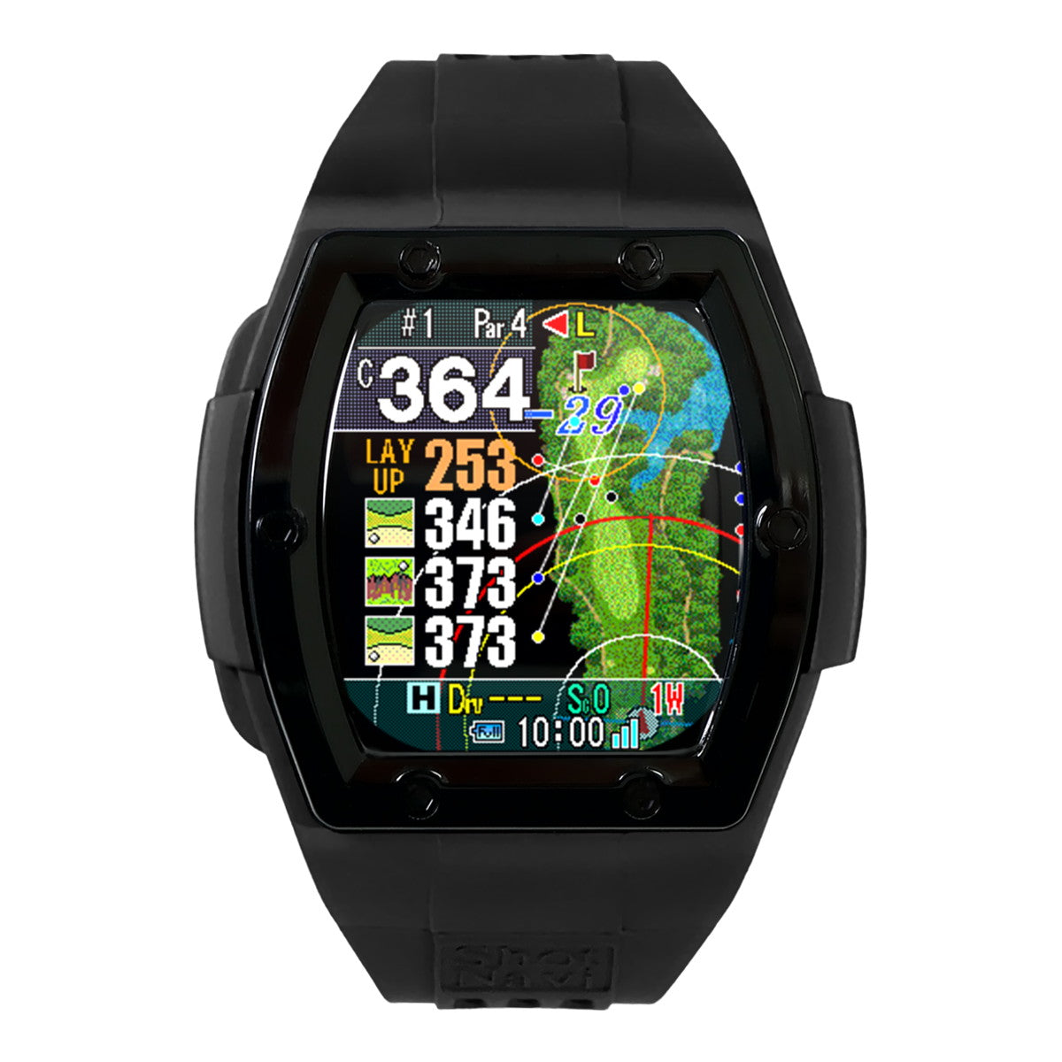 ショットナビ Shot Navi Crest G II クレスト G2 腕時計型 タッチパネル GPS ゴルフナビ 距離測定器 距離計測器 ブラック【2026 新作】