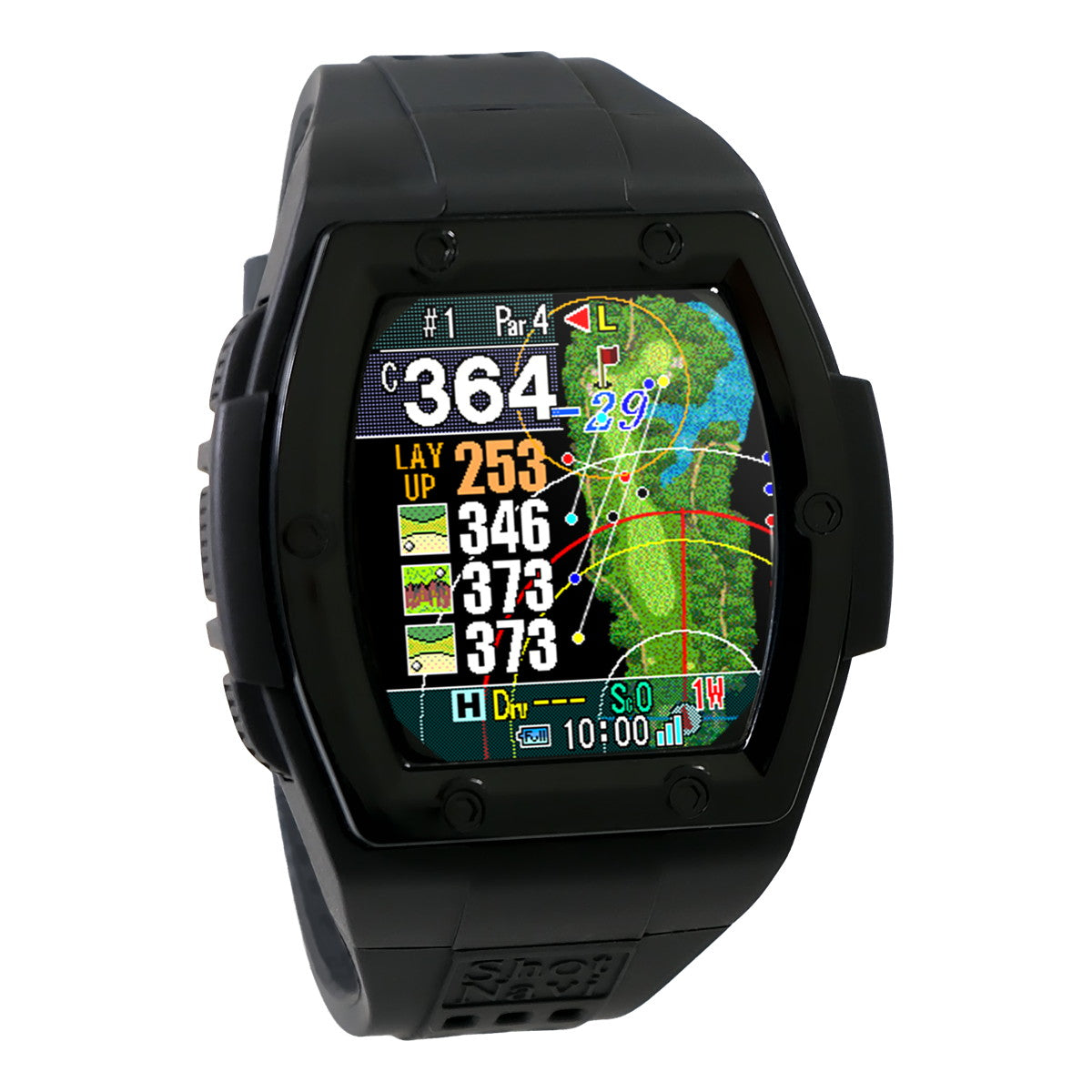 ショットナビ Shot Navi Crest G II クレスト G2 腕時計型 タッチパネル GPS ゴルフナビ 距離測定器 距離計測器 ブラック【2026 新作】