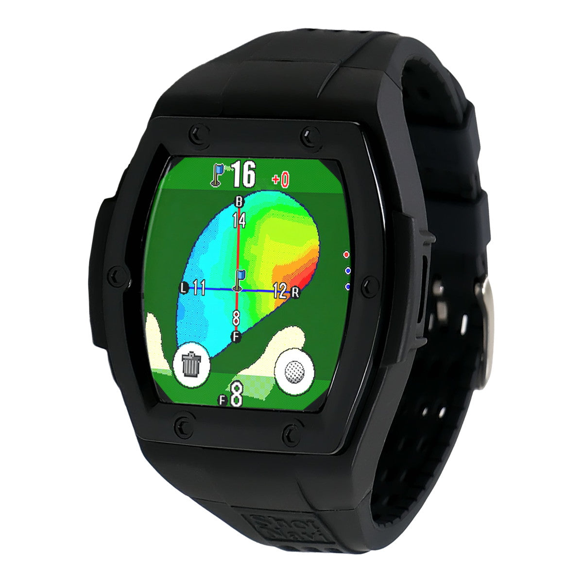 ショットナビ Shot Navi Crest G II クレスト G2 腕時計型 タッチパネル GPS ゴルフナビ 距離測定器 距離計測器 ブラック【2026 新作】