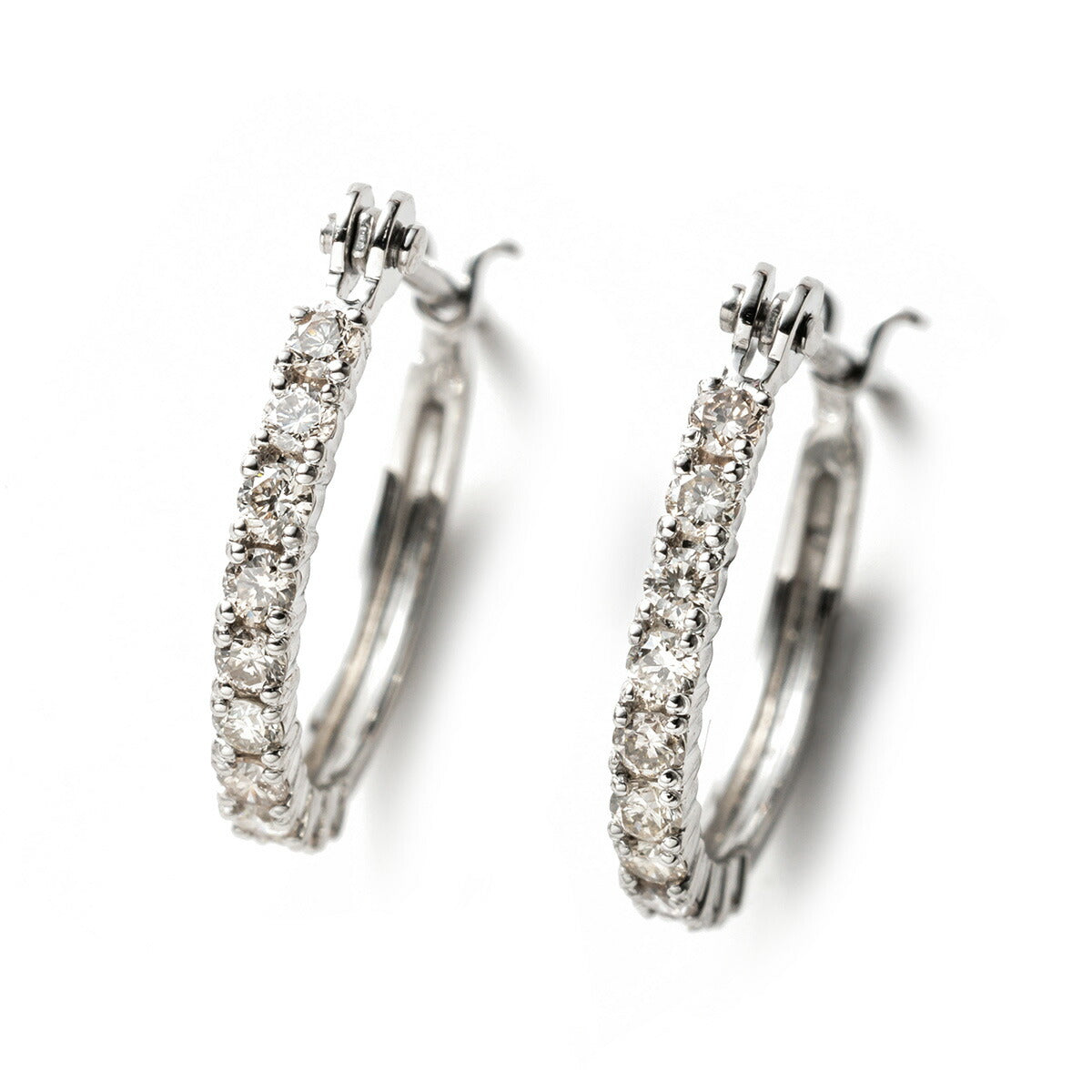 プラチナ ダイヤモンド ピアス 0.2カラット 0.2ct D121-020VP