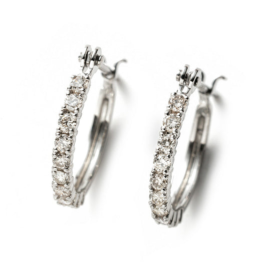 プラチナ ダイヤモンド ピアス 0.2カラット 0.2ct D121-020VP