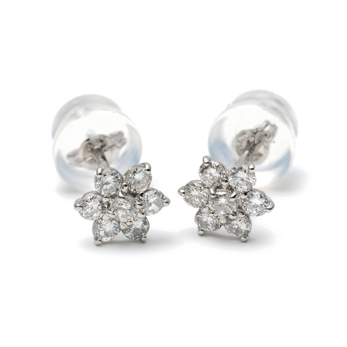 プラチナ ダイヤモンド ピアス 0.3カラット 0.3ct DE255-030P 鑑別カード付