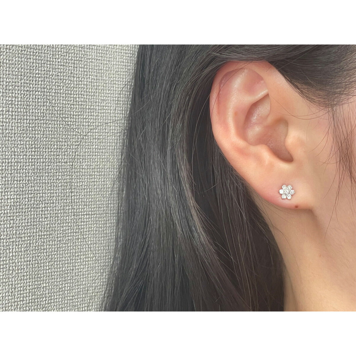 プラチナ ダイヤモンド ピアス 0.3カラット 0.3ct DE255-030P 鑑別カード付