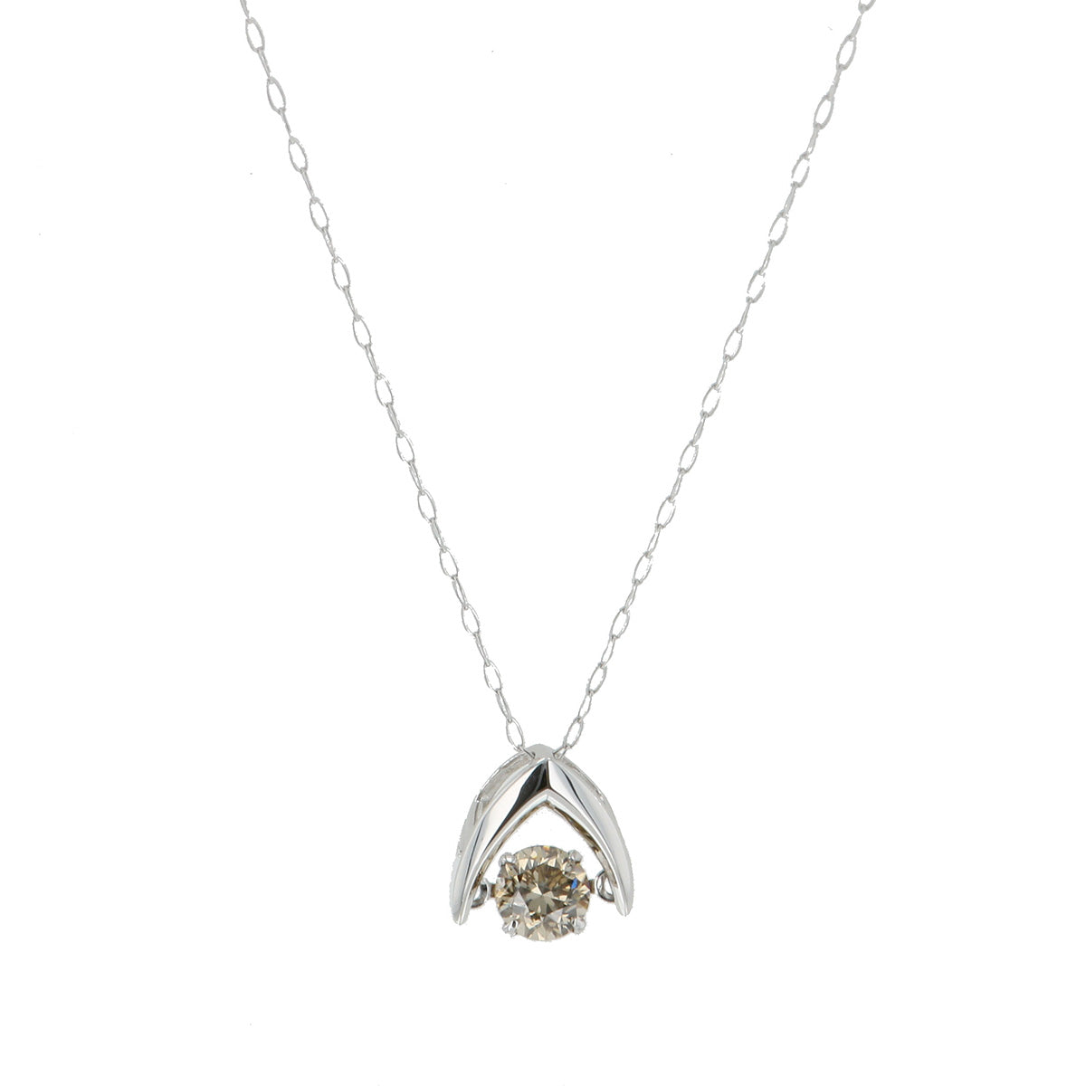 プラチナ ダイヤモンド ネックレス 0.08カラット 0.08ct DN19143APT