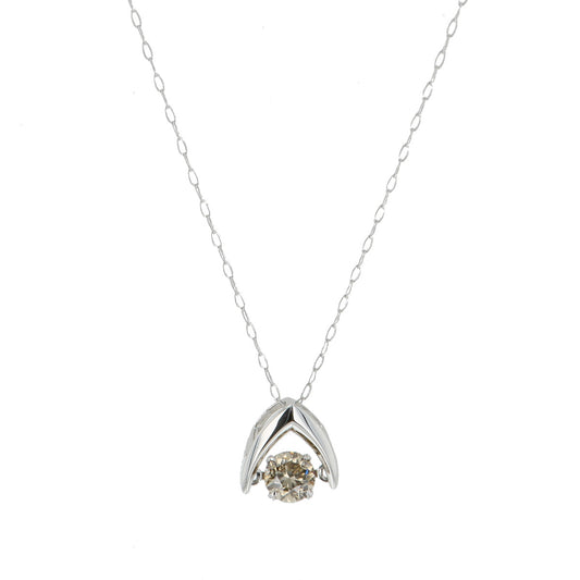 プラチナ ダイヤモンド ネックレス 0.08カラット 0.08ct DN19143APT