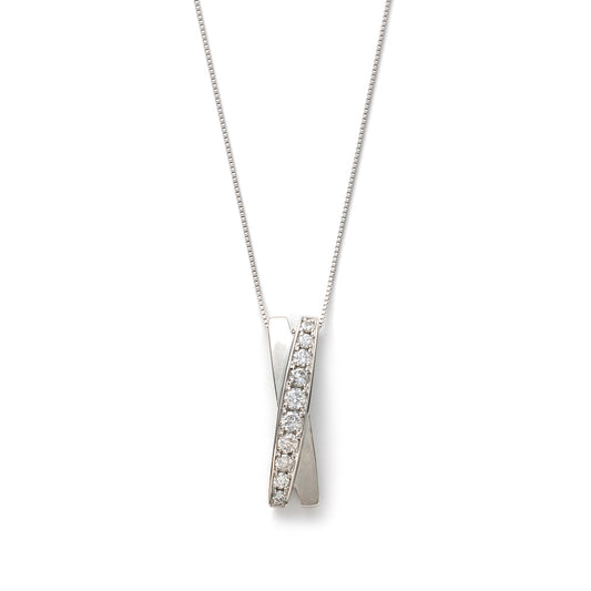 プラチナ ダイヤモンド ネックレス 0.2カラット 0.2ct DP764020VP 鑑別カード付