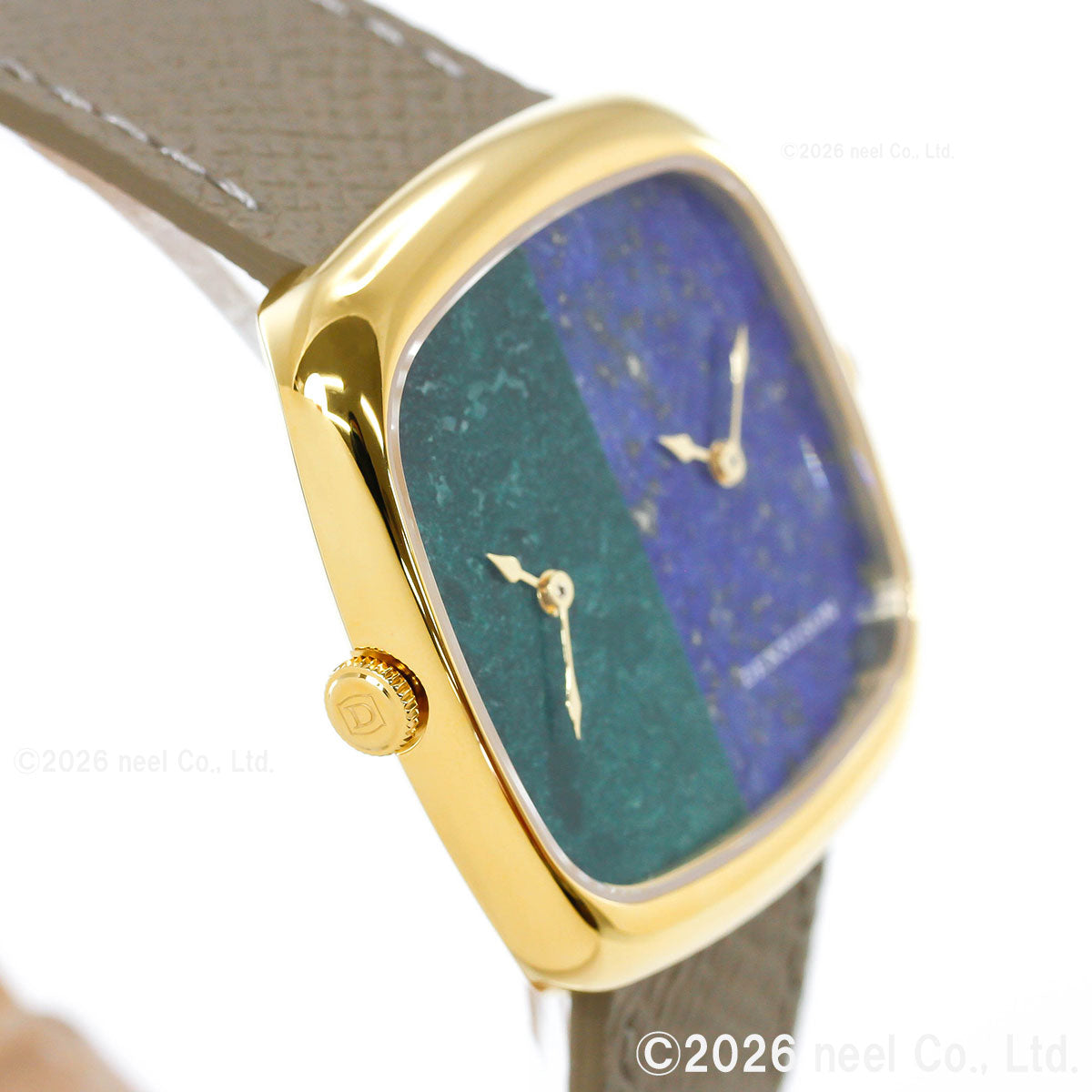 デニソン DENNISON 腕時計 メンズ レディース ALD Collection ブラッドストーン＆ラピス ゴールド ALD-DT06-G-ELTP-R-GBKL