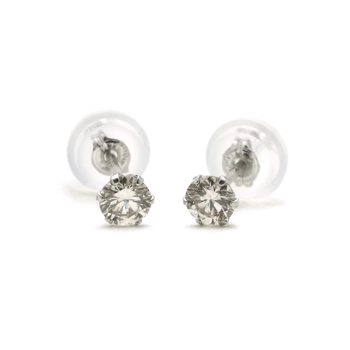 プラチナ ダイヤモンド ピアス 0.1カラット 0.1ct DTZ005005P