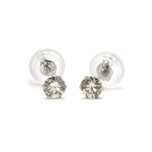 プラチナ ダイヤモンド ピアス 0.1カラット 0.1ct DTZ005005P