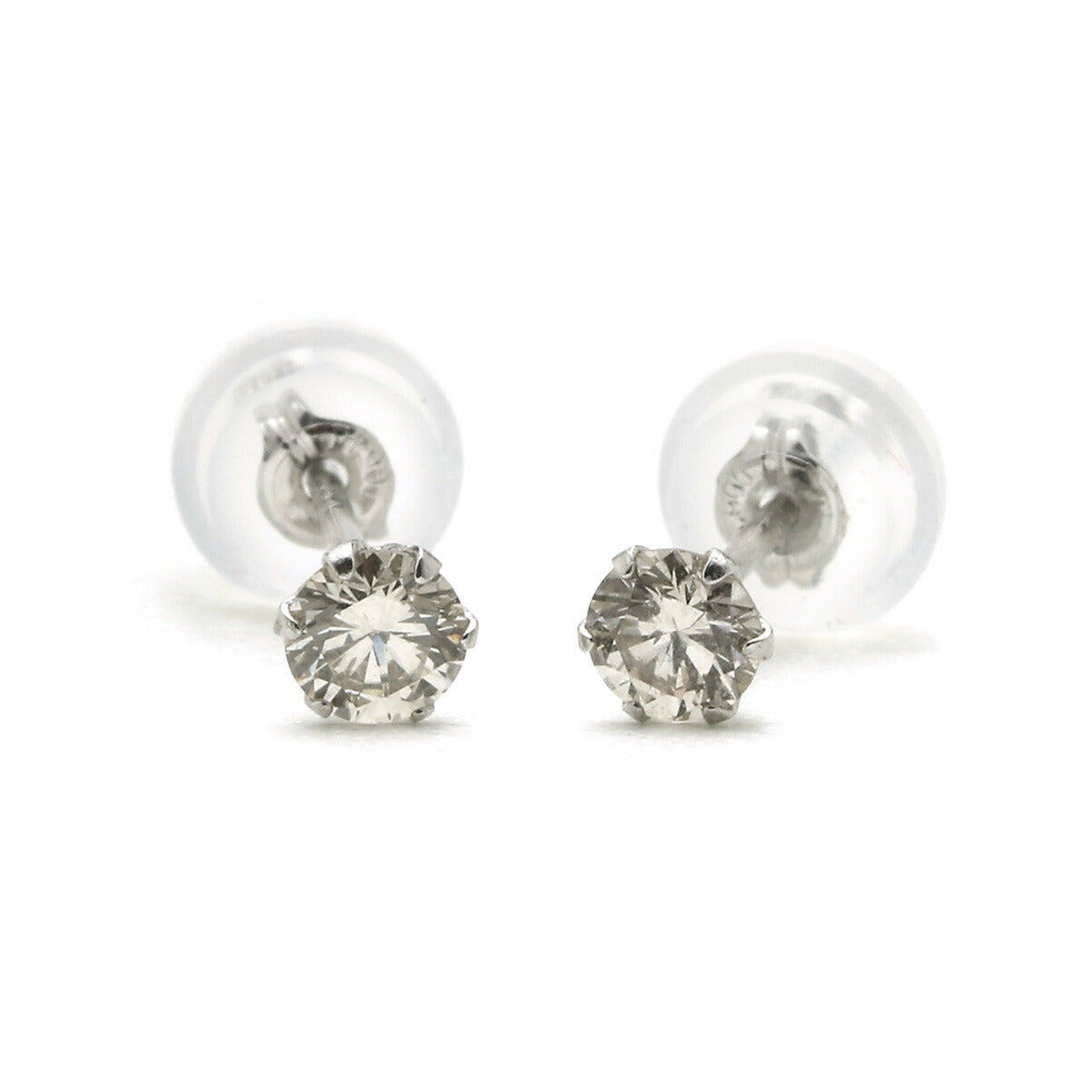 プラチナ ダイヤモンド ピアス 0.2カラット 0.2ct DTZ0101P