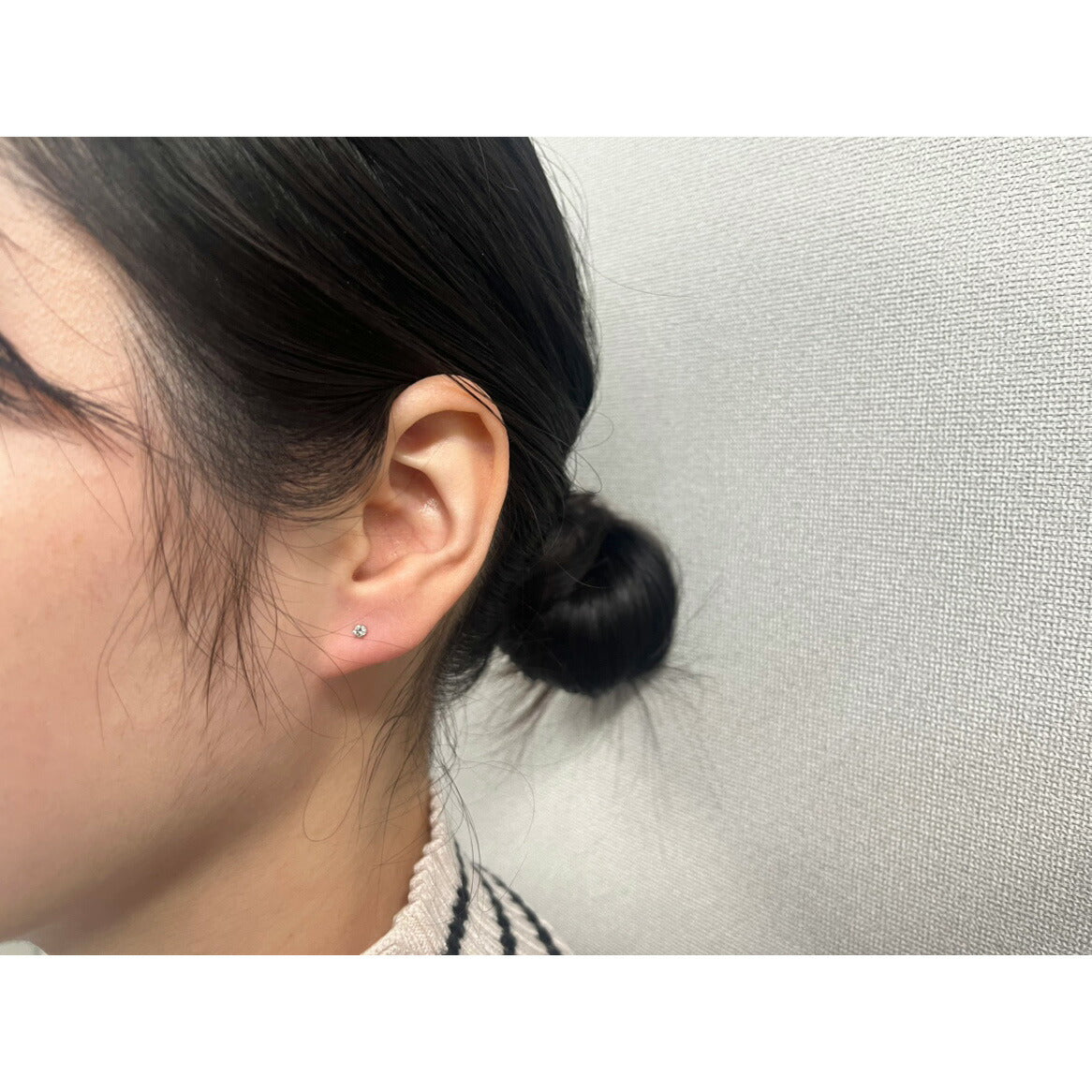 プラチナ ダイヤモンド ピアス 0.2カラット 0.2ct DTZ0101P