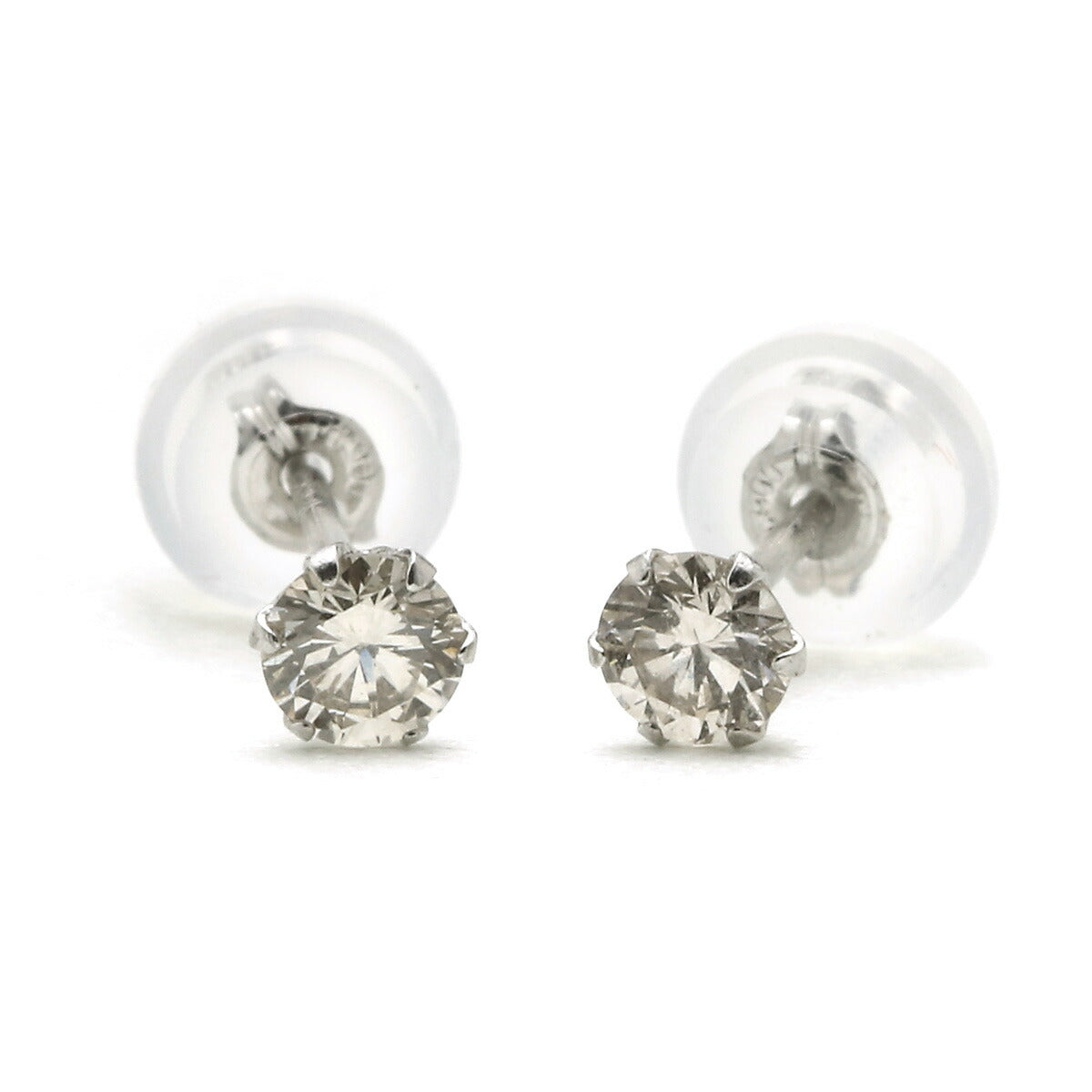 プラチナ ダイヤモンド ピアス 0.3カラット 0.3ct DTZ015015P