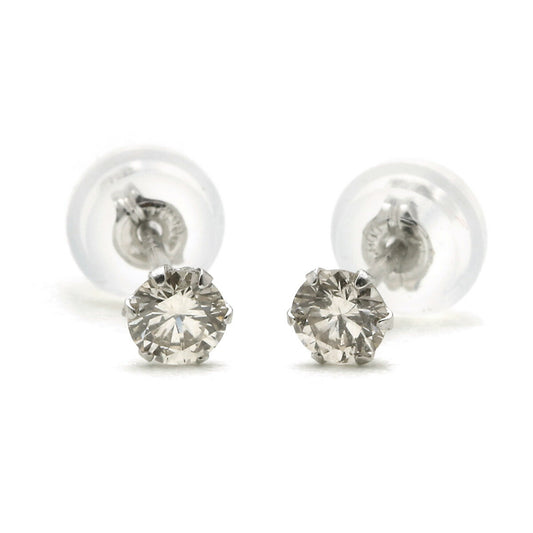 プラチナ ダイヤモンド ピアス 0.3カラット 0.3ct DTZ015015P