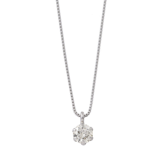 プラチナ ダイヤモンド ネックレス 0.1カラット 0.1ct DTZ01PNC