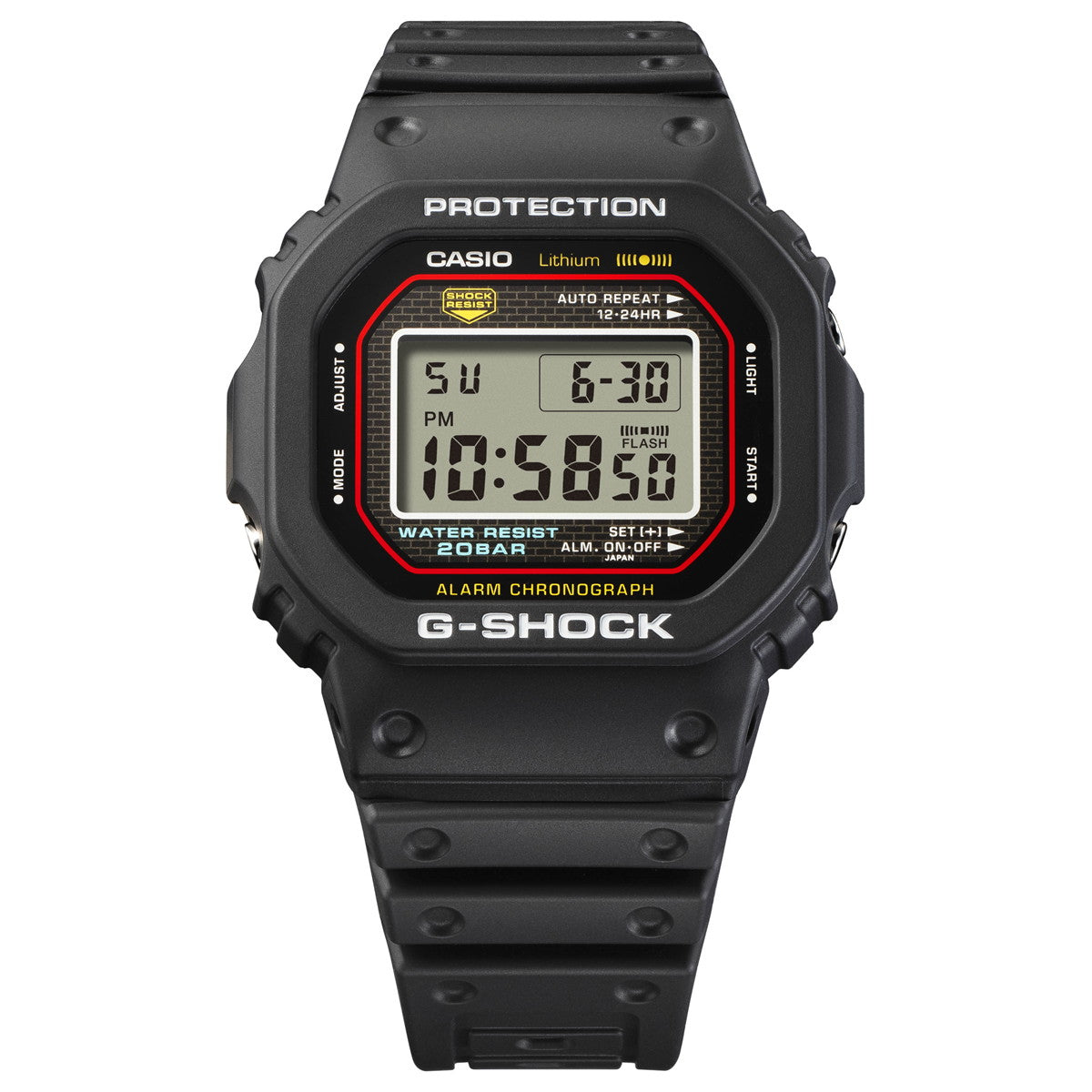 G-SHOCK デジタル カシオ Gショック CASIO 腕時計 メンズ DW-5000R-1AJF 初代G-SHOCK 復刻モデル【2024 新作】