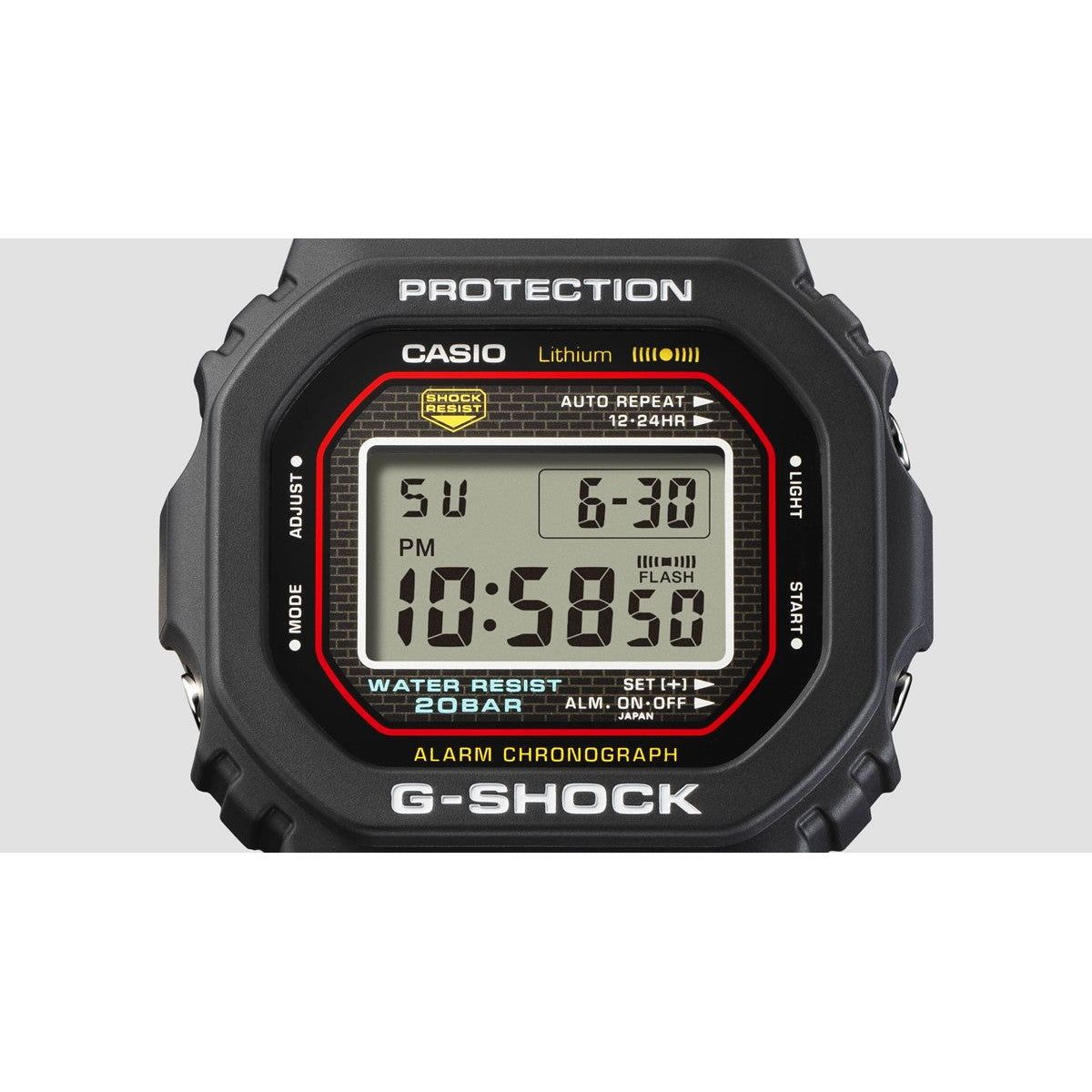 G-SHOCK デジタル カシオ Gショック CASIO 腕時計 メンズ DW-5000R-1AJF 初代G-SHOCK 復刻モデル【2024 新作】