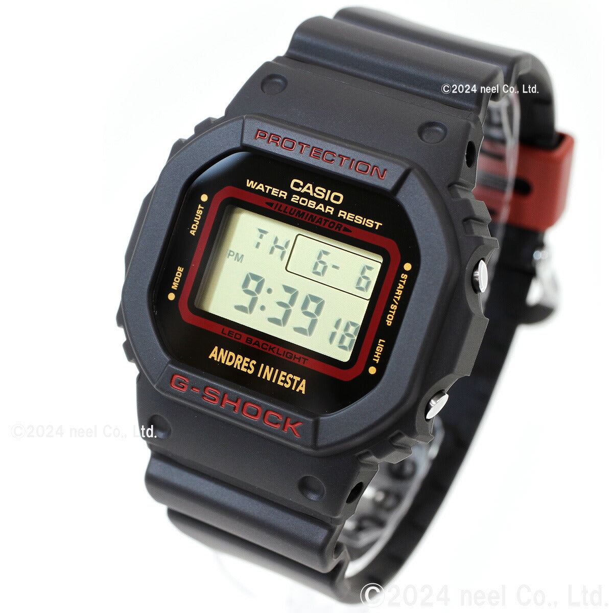 G-SHOCK デジタル カシオ Gショック CASIO アンドレス・イニエスタ シグネチャーモデル 限定 腕時計 メンズ DW-5600AI-1JR ブラック Master the game【2024 新作】