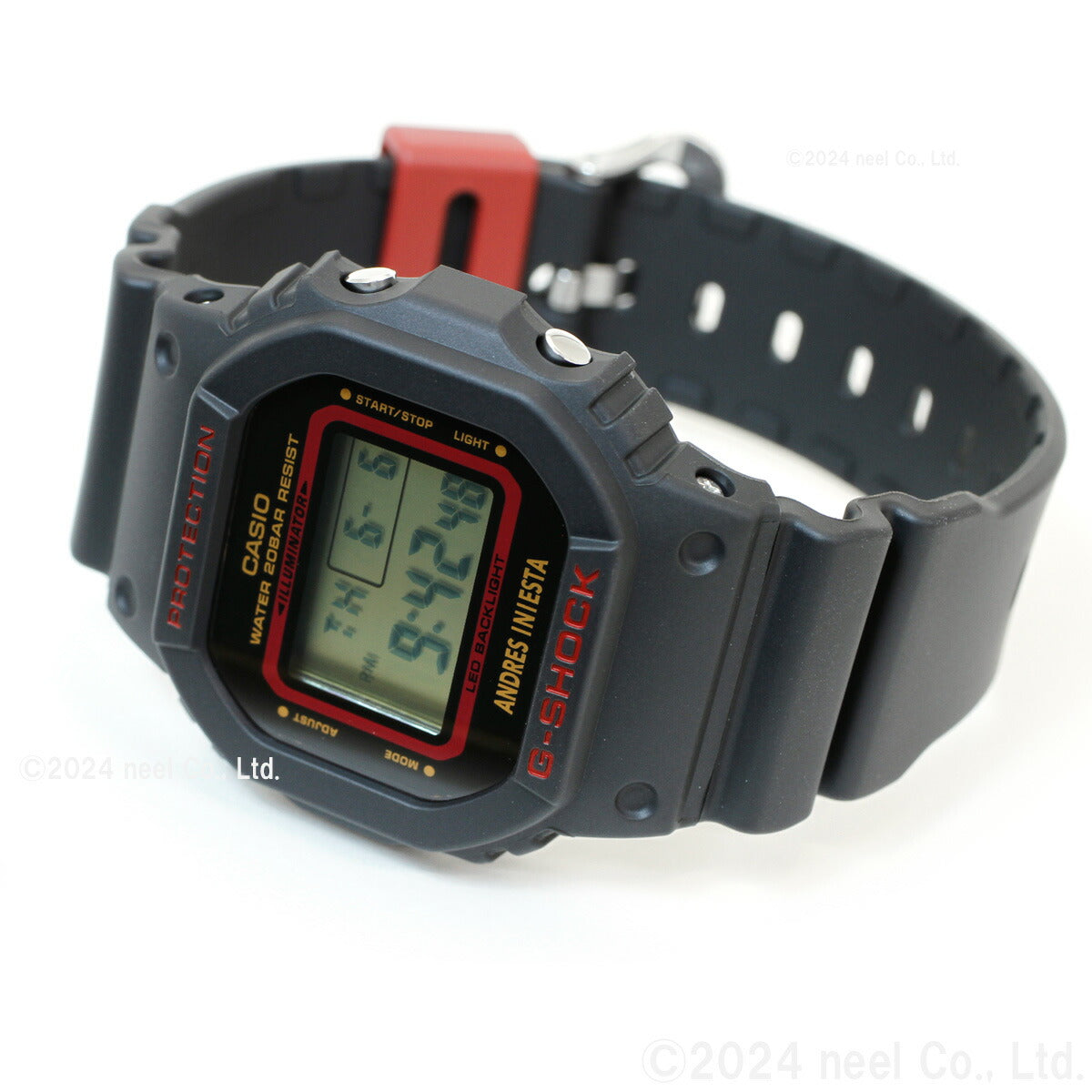 G-SHOCK デジタル カシオ Gショック CASIO アンドレス・イニエスタ シグネチャーモデル 限定 腕時計 メンズ DW-5600AI-1JR ブラック Master the game【2024 新作】