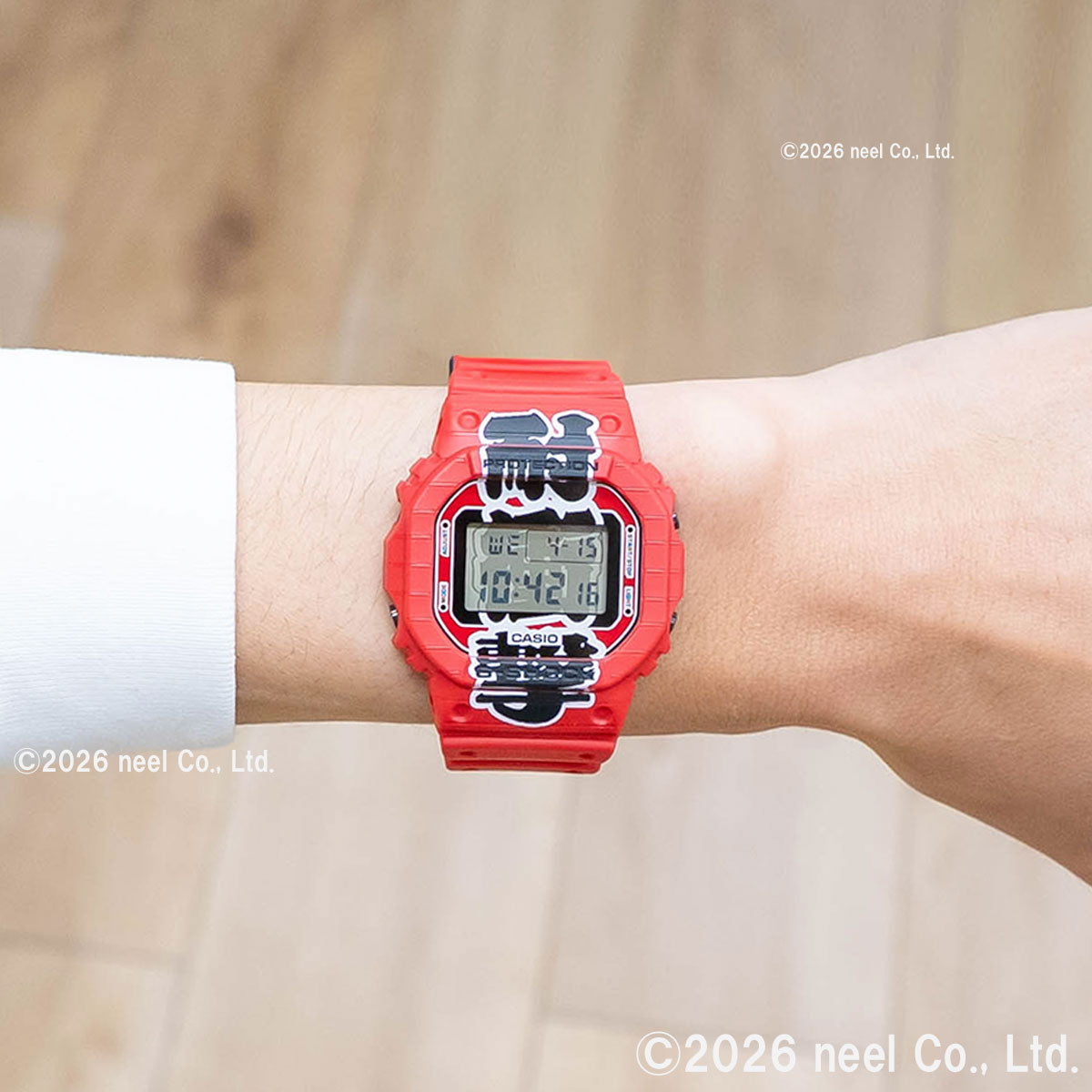 G-SHOCK デジタル カシオ Gショック CASIO 腕時計 メンズ DW-5600AKA-4JR 赤提灯 耐衝撃プリント【2026 新作】
