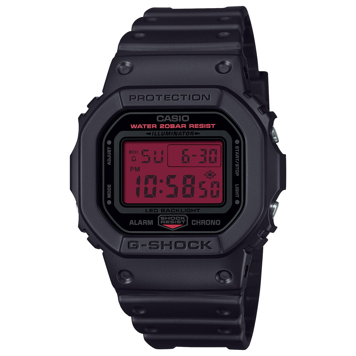 G-SHOCK デジタル カシオ Gショック CASIO 限定モデル 腕時計 メンズ DW-5600BBR-1JF ブラック レッド【2025 新作】