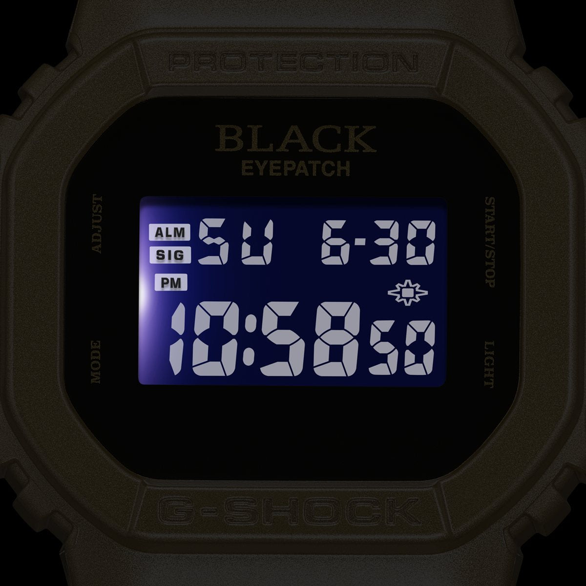 G-SHOCK デジタル カシオ Gショック CASIO BlackEyePatch コラボ 限定モデル 腕時計 メンズ DW-5600BEP-9JR【2026 新作】