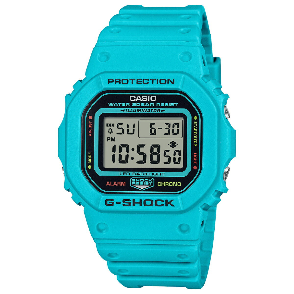 G-SHOCK デジタル カシオ Gショック CASIO 腕時計 メンズ DW-5600EP-2JF エナジー ENERGY PACK ブルー 電光石火 稲妻 イメージ【2024 新作】