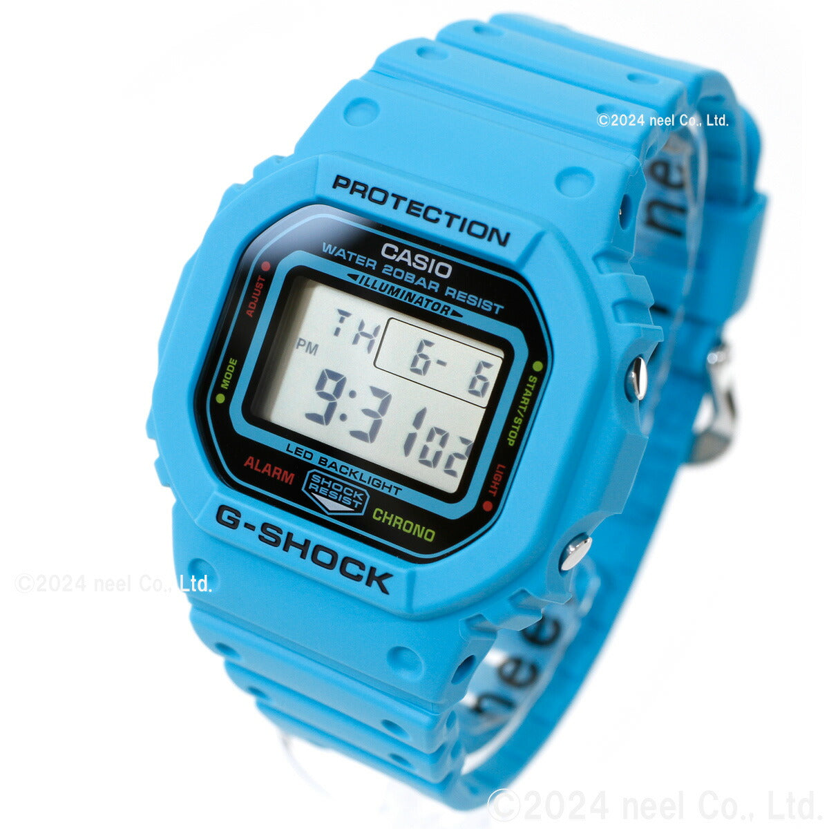 G-SHOCK デジタル カシオ Gショック CASIO 腕時計 メンズ DW-5600EP-2JF エナジー ENERGY PACK ブルー 電光石火 稲妻 イメージ【2024 新作】