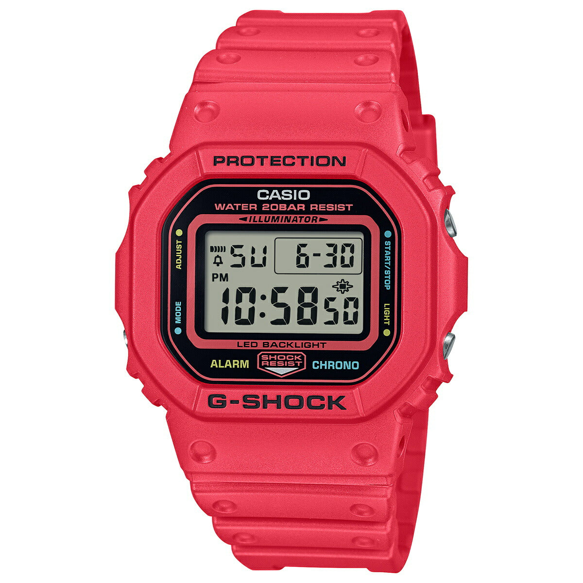 G-SHOCK デジタル カシオ Gショック CASIO 腕時計 メンズ DW-5600EP-4JF エナジー ENERGY PACK レッド 電光石火 稲妻 イメージ【2024 新作】