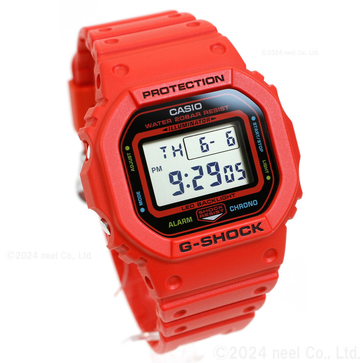 G-SHOCK デジタル カシオ Gショック CASIO 腕時計 メンズ DW-5600EP-4JF エナジー ENERGY PACK レッド 電光石火 稲妻 イメージ【2024 新作】