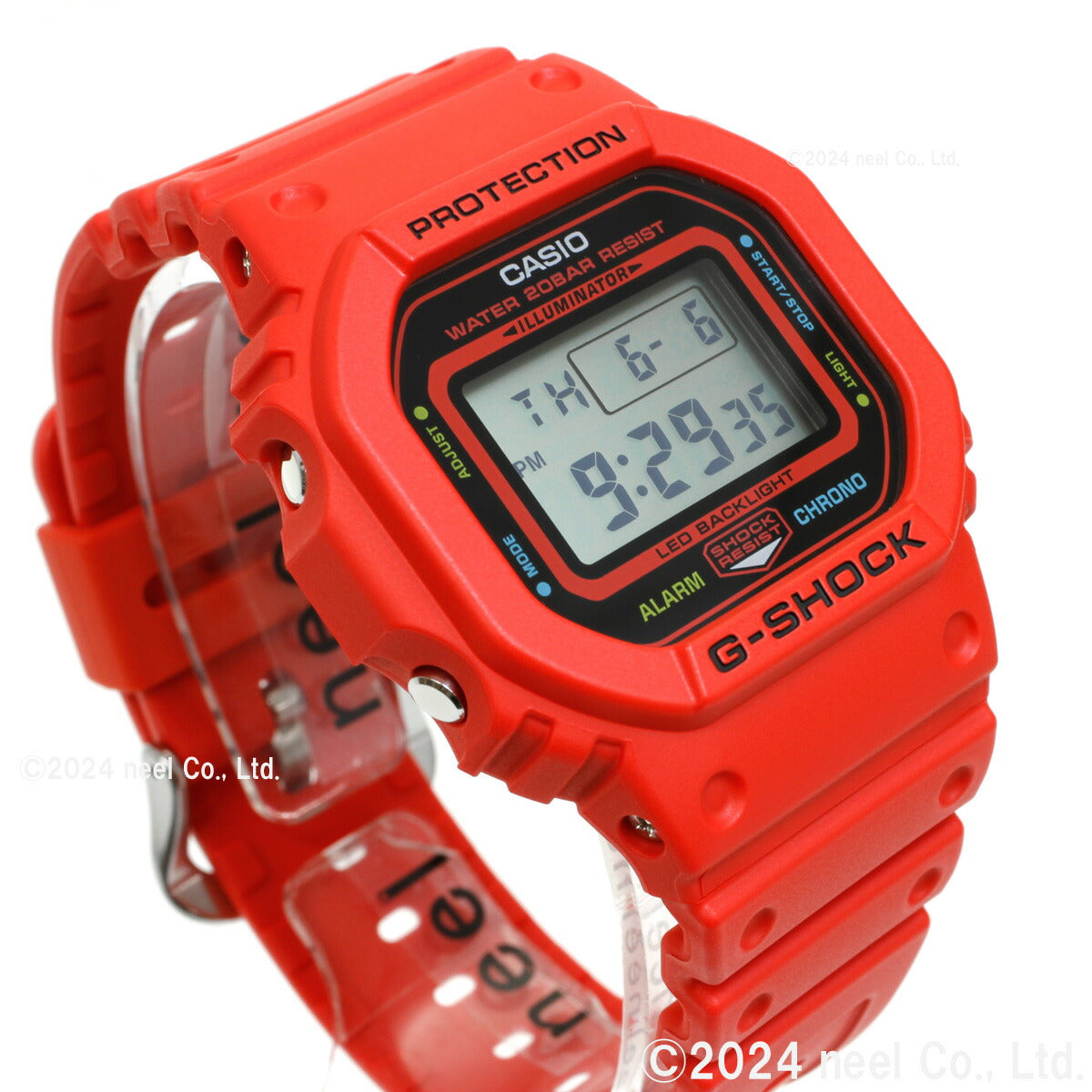 G-SHOCK デジタル カシオ Gショック CASIO 腕時計 メンズ DW-5600EP-4JF エナジー ENERGY PACK レッド 電光石火 稲妻 イメージ【2024 新作】