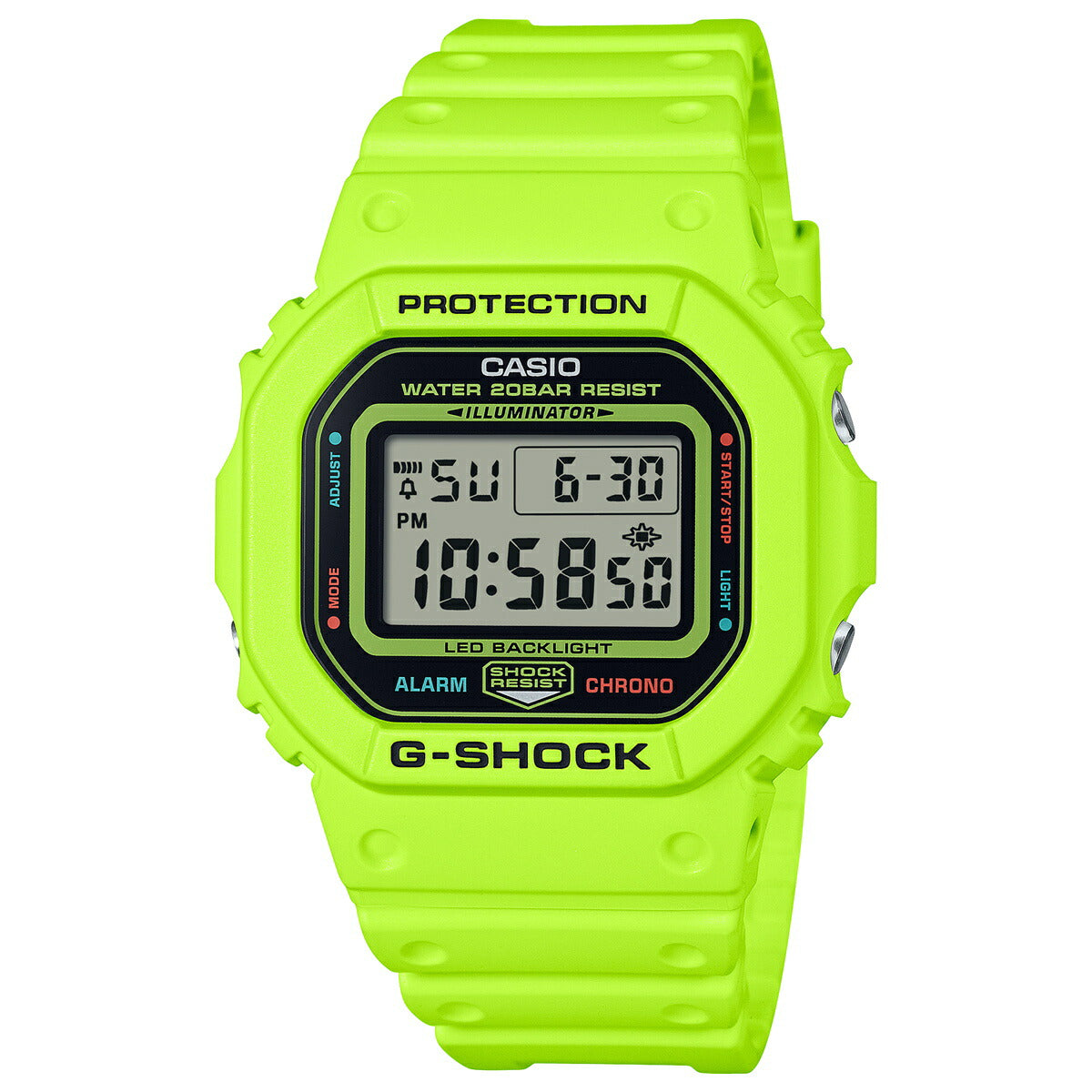 G-SHOCK デジタル カシオ Gショック CASIO 腕時計 メンズ DW-5600EP-9JF エナジー ENERGY PACK イエロー 電光石火 稲妻 イメージ【2024 新作】