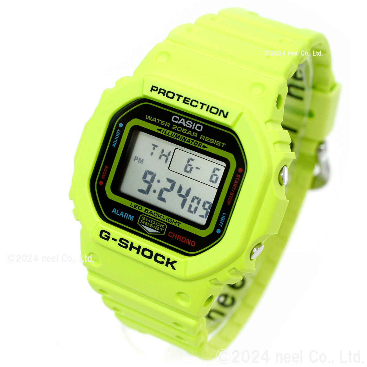 G-SHOCK デジタル カシオ Gショック CASIO 腕時計 メンズ DW-5600EP-9JF エナジー ENERGY PACK イエロー 電光石火 稲妻 イメージ【2024 新作】