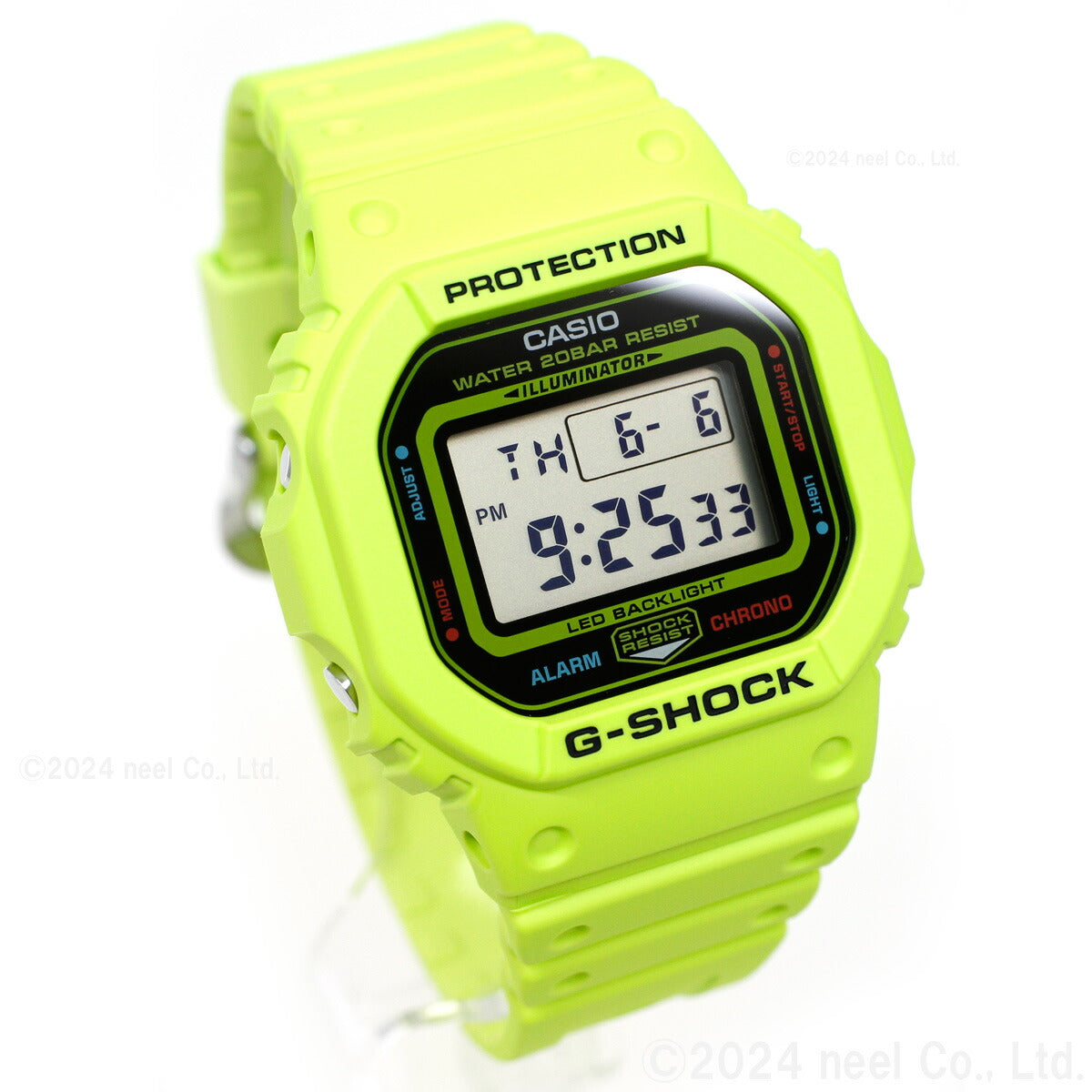 G-SHOCK デジタル カシオ Gショック CASIO 腕時計 メンズ DW-5600EP-9JF エナジー ENERGY PACK イエロー 電光石火 稲妻 イメージ【2024 新作】